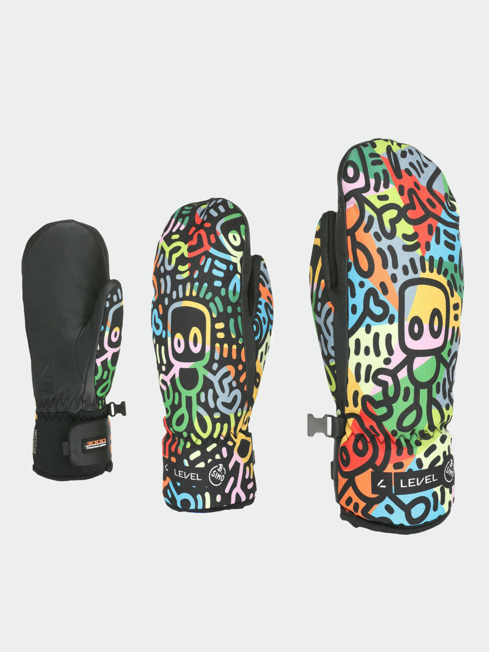 Rukavice Level Vertigo Teen Mitt JR (pattern)