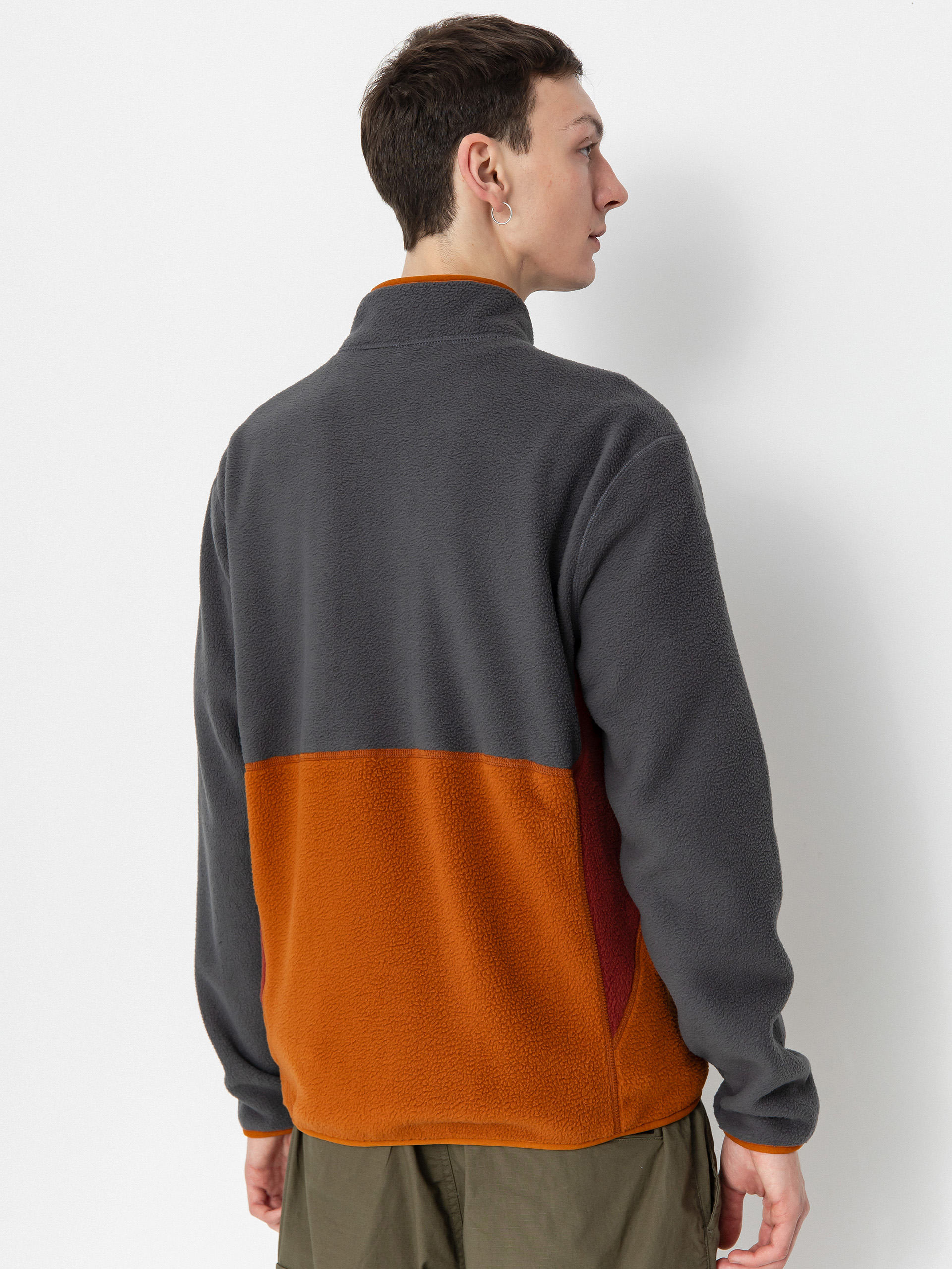 Pánska Termomikina  Volcom Fleecer Full Zip (charcoal)