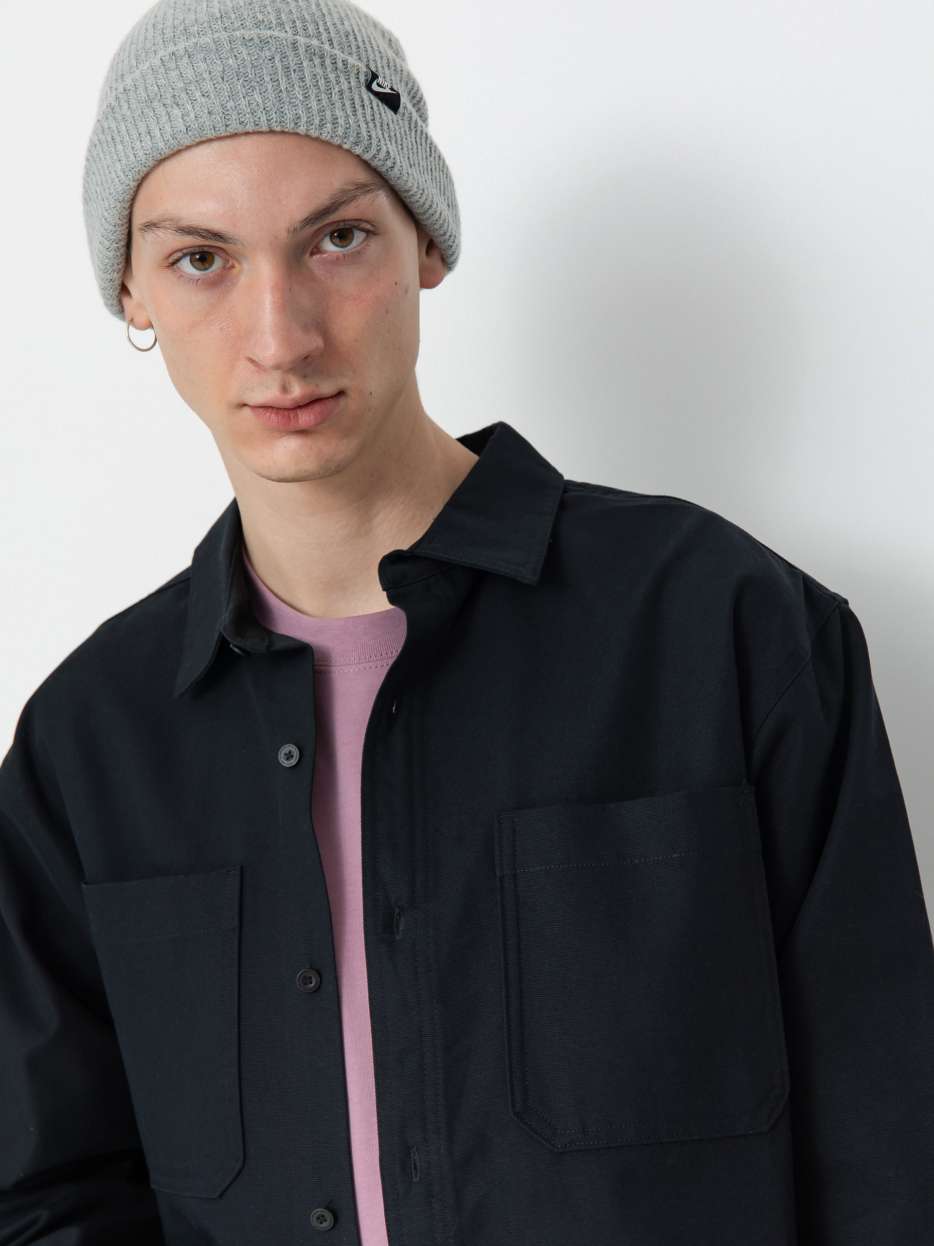 Košeľa Nike SB Essential Woven (black/white)