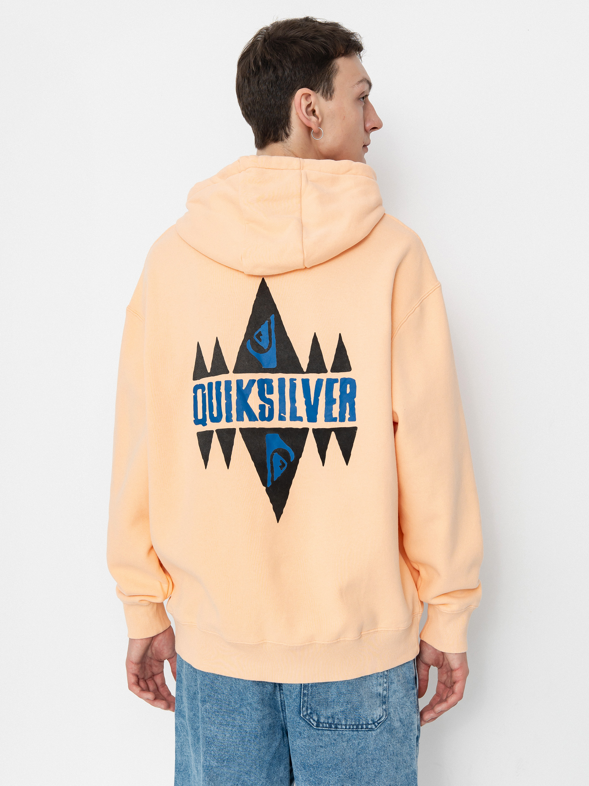 Mikina s kapucňou Quiksilver Good Hope Lake HD (peach parfait)