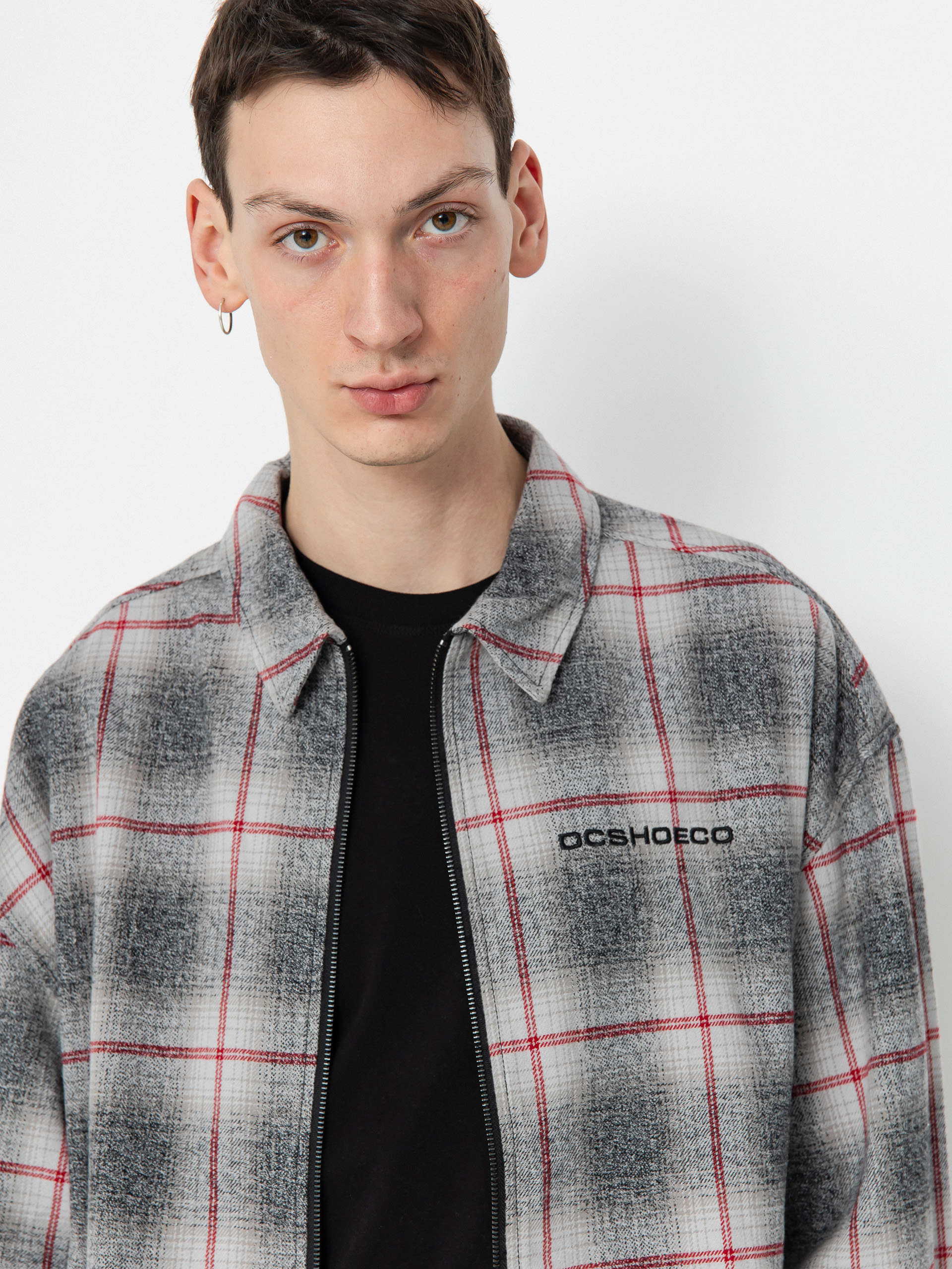 Košeľa DC Mineral (lily white plaid)