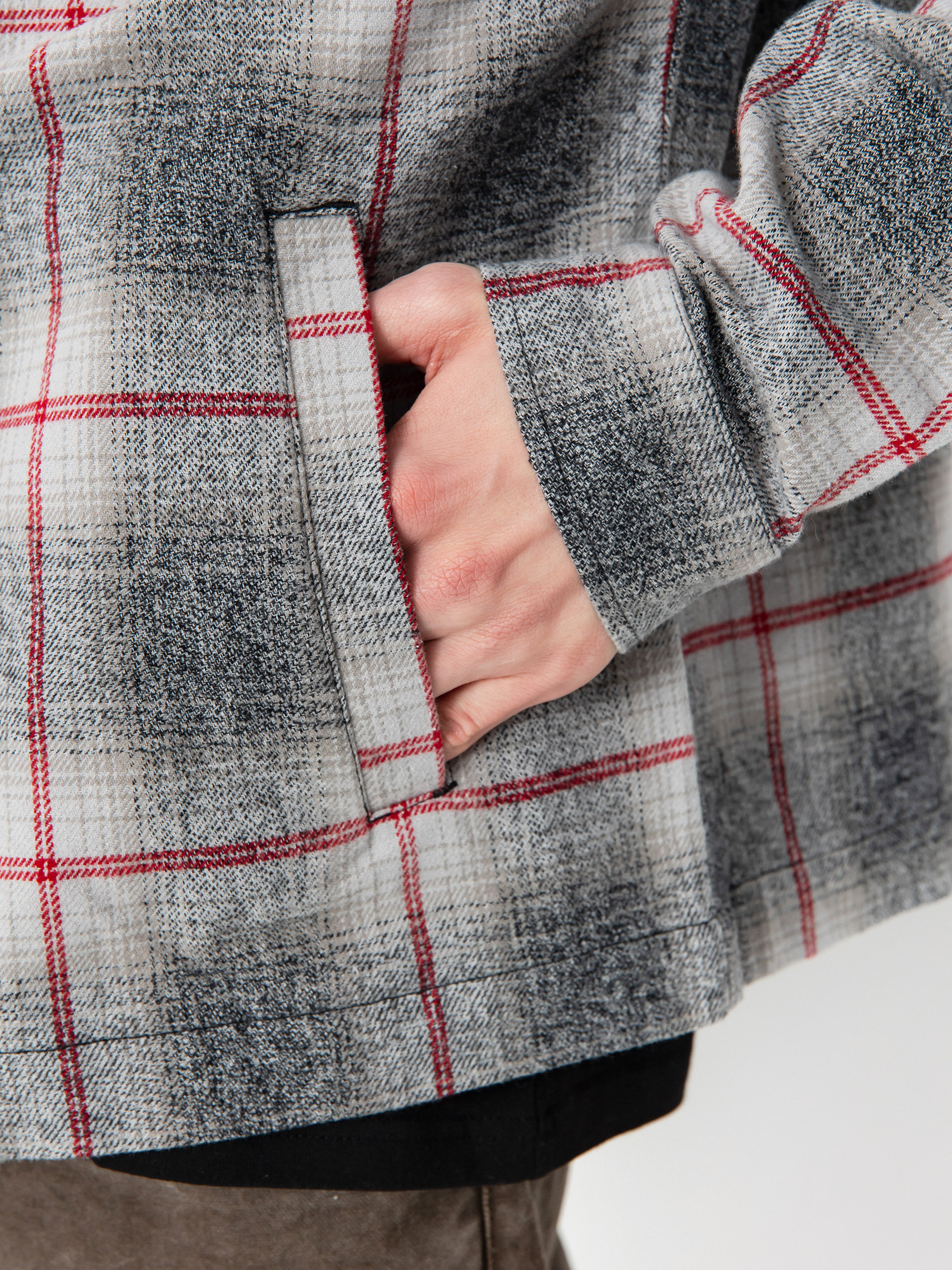 Košeľa DC Mineral (lily white plaid)