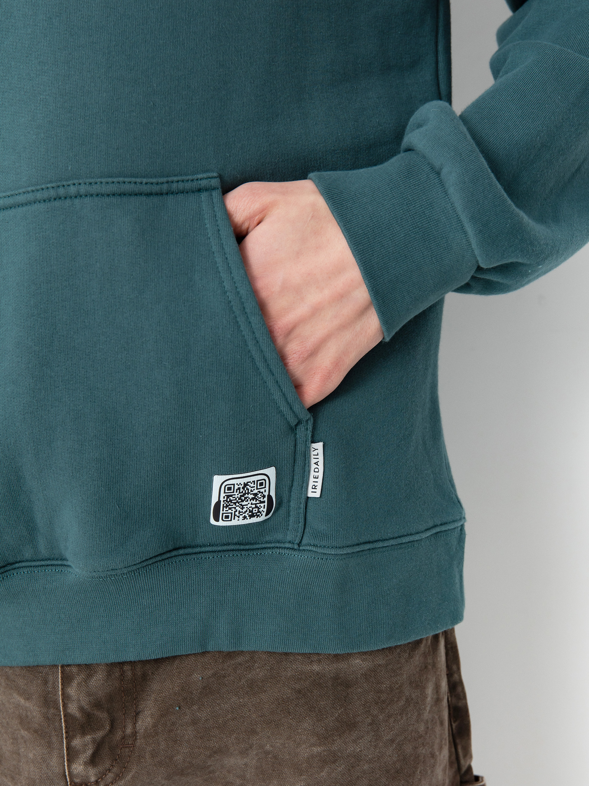 Mikina s kapucňou Iriedaily Irietape HD (cool jungle)