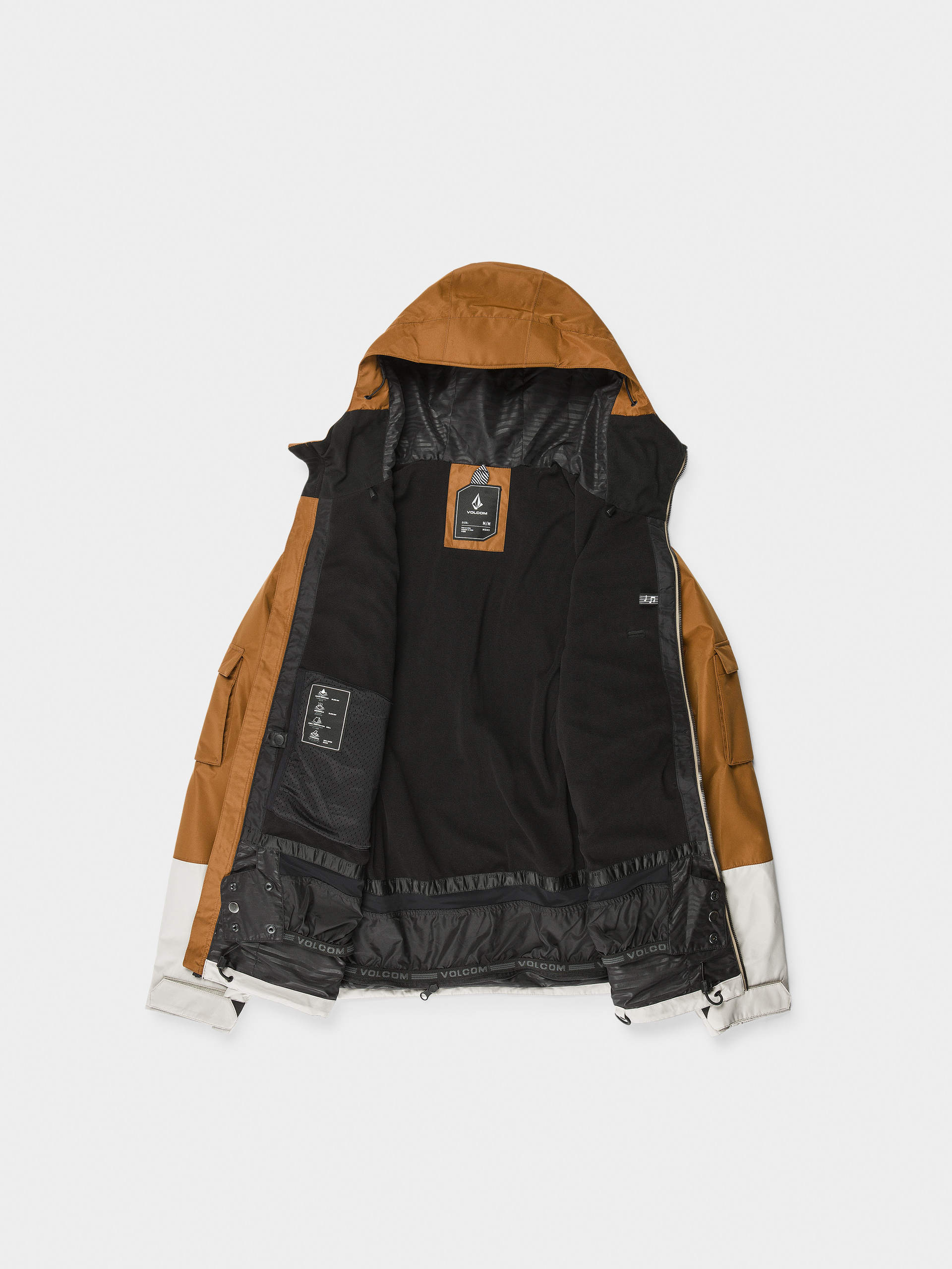 Pánska Snowboardová bunda Volcom Nightbreaker 20K (chestnut brown)