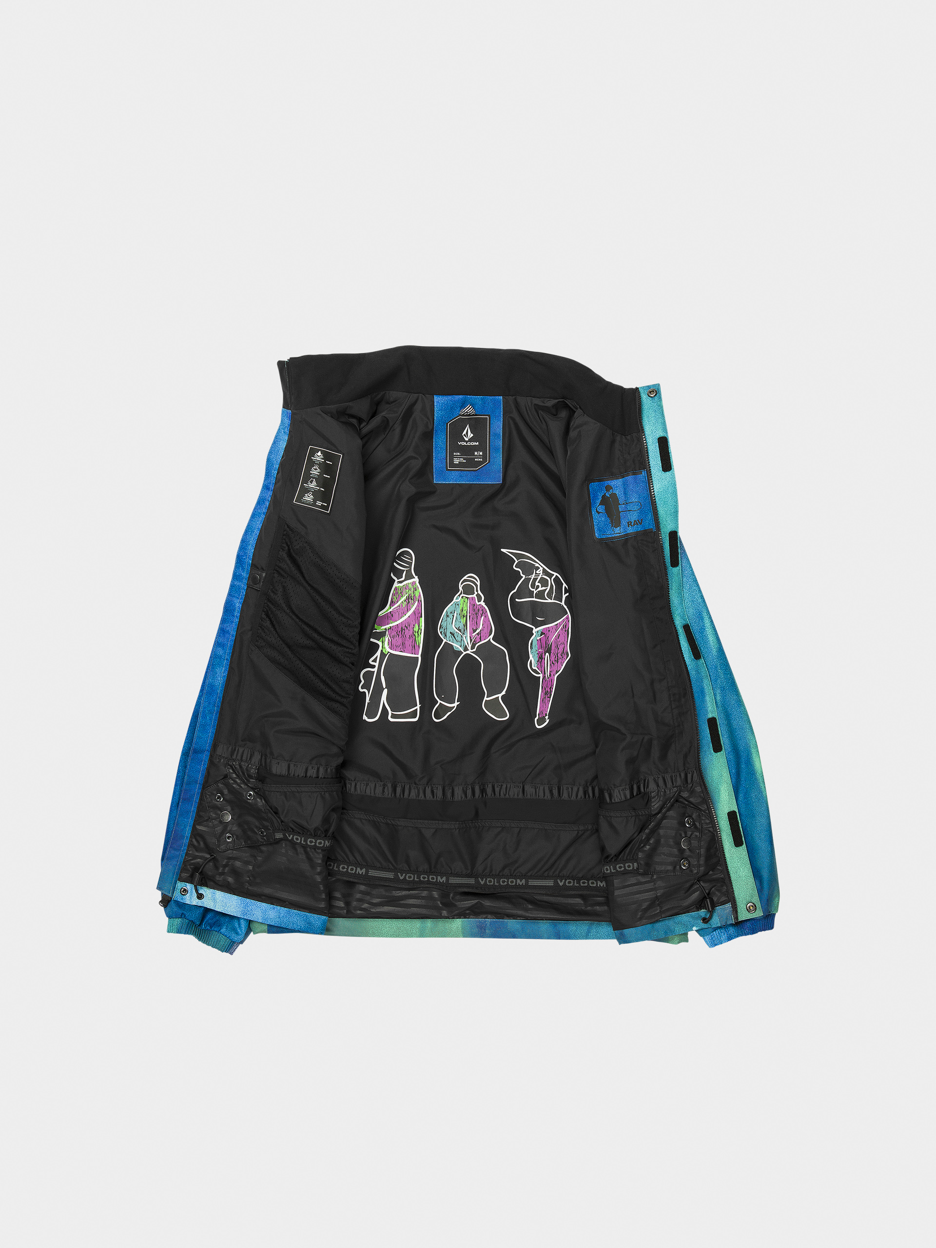 Pánska Snowboardová bunda Volcom Ravraah (celestial blue)
