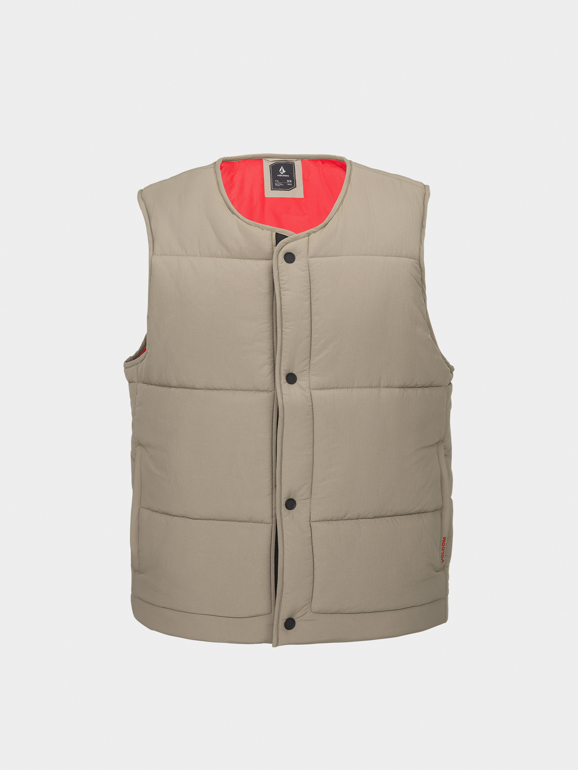 Vesta Volcom Layered Up Vest (chestnut brown)