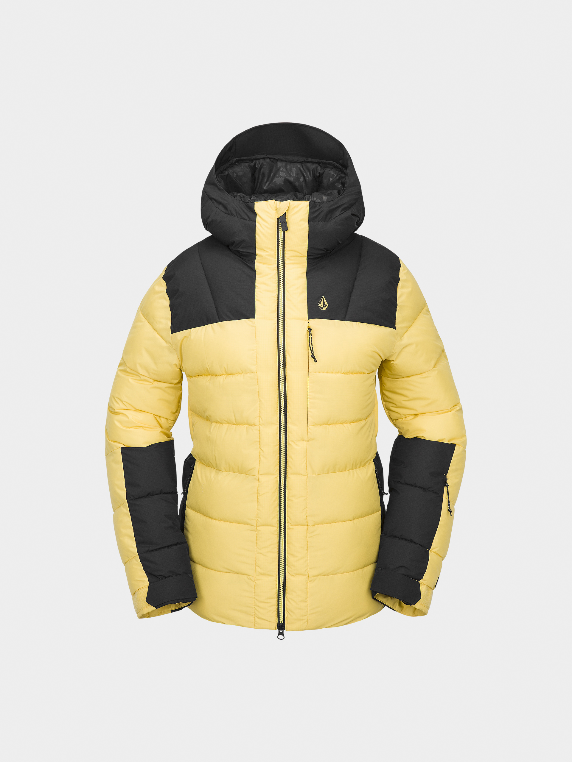 Snowboardovu00e1 bunda Volcom Puffleup Wmn (dark yellow)