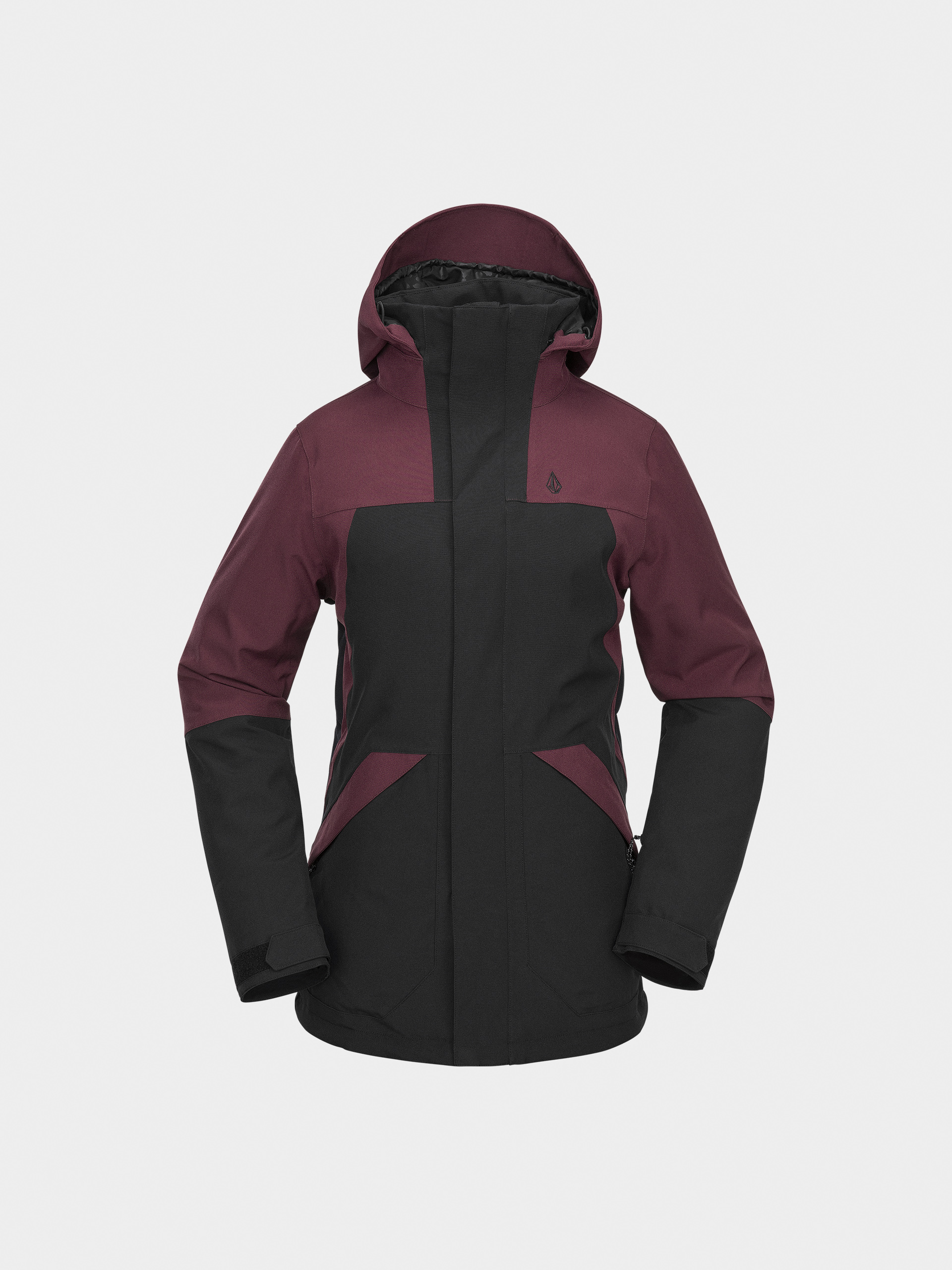 Snowboardová bunda Volcom Shelter 3D Stretch Wmn (burgundy)