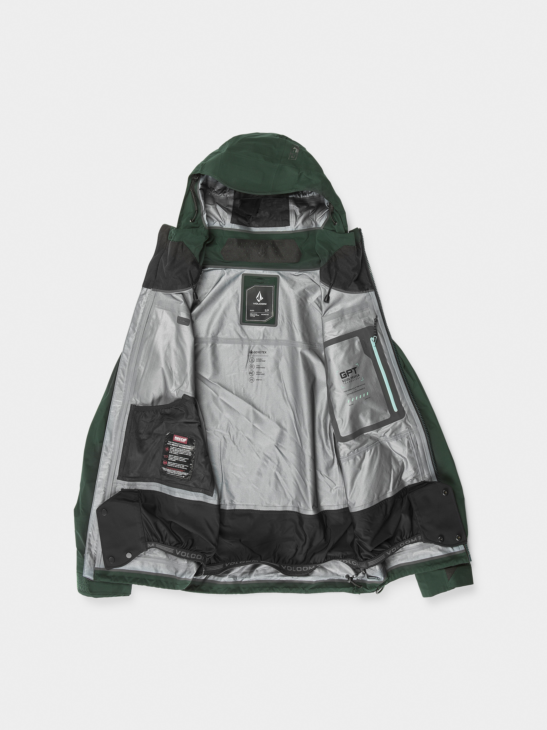 Dámska Snowboardová bunda Volcom Vs 3L Stretch Gore (scarab)