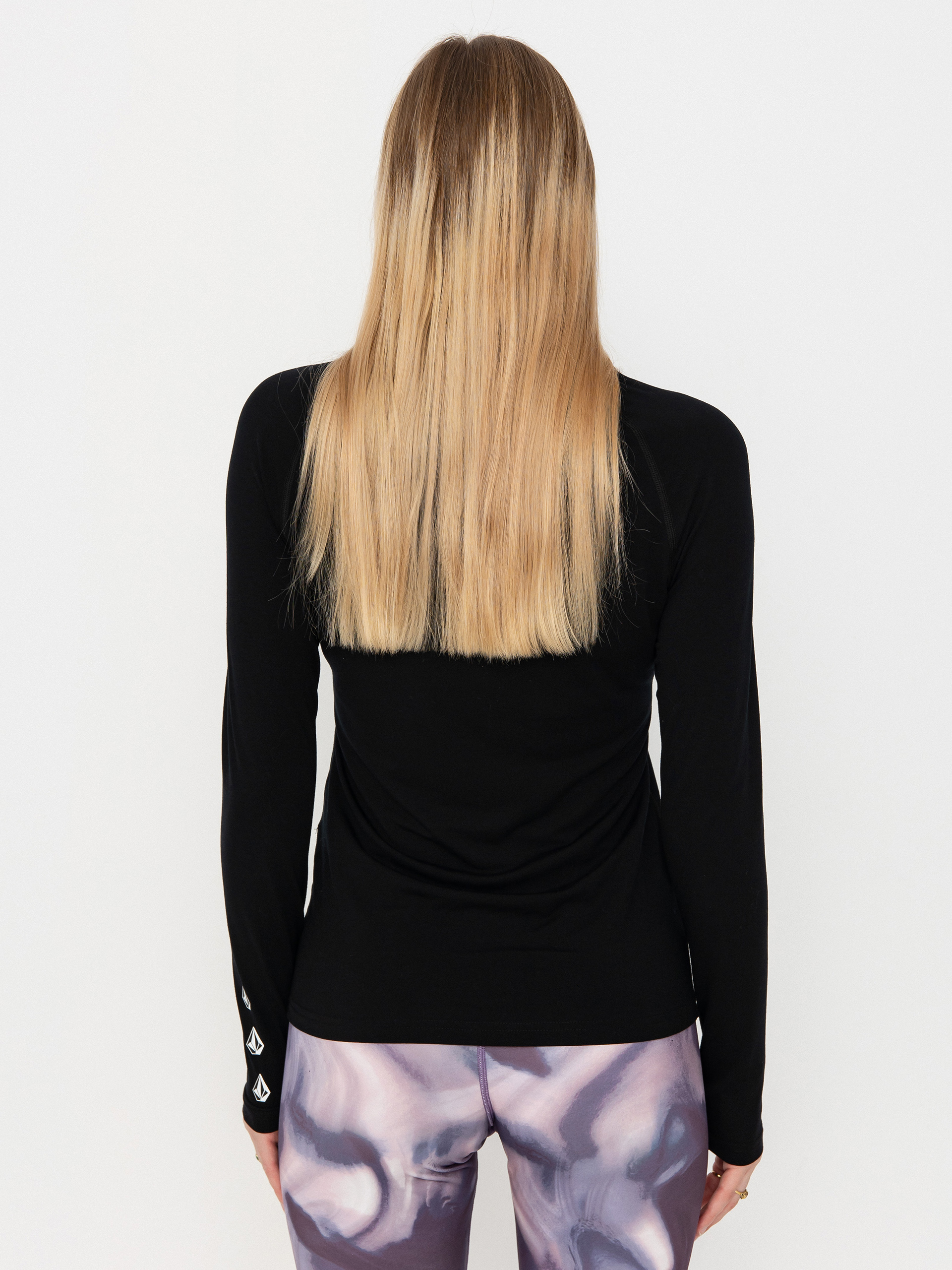 Dámsky Triko Volcom Merino Blend Crew (black)