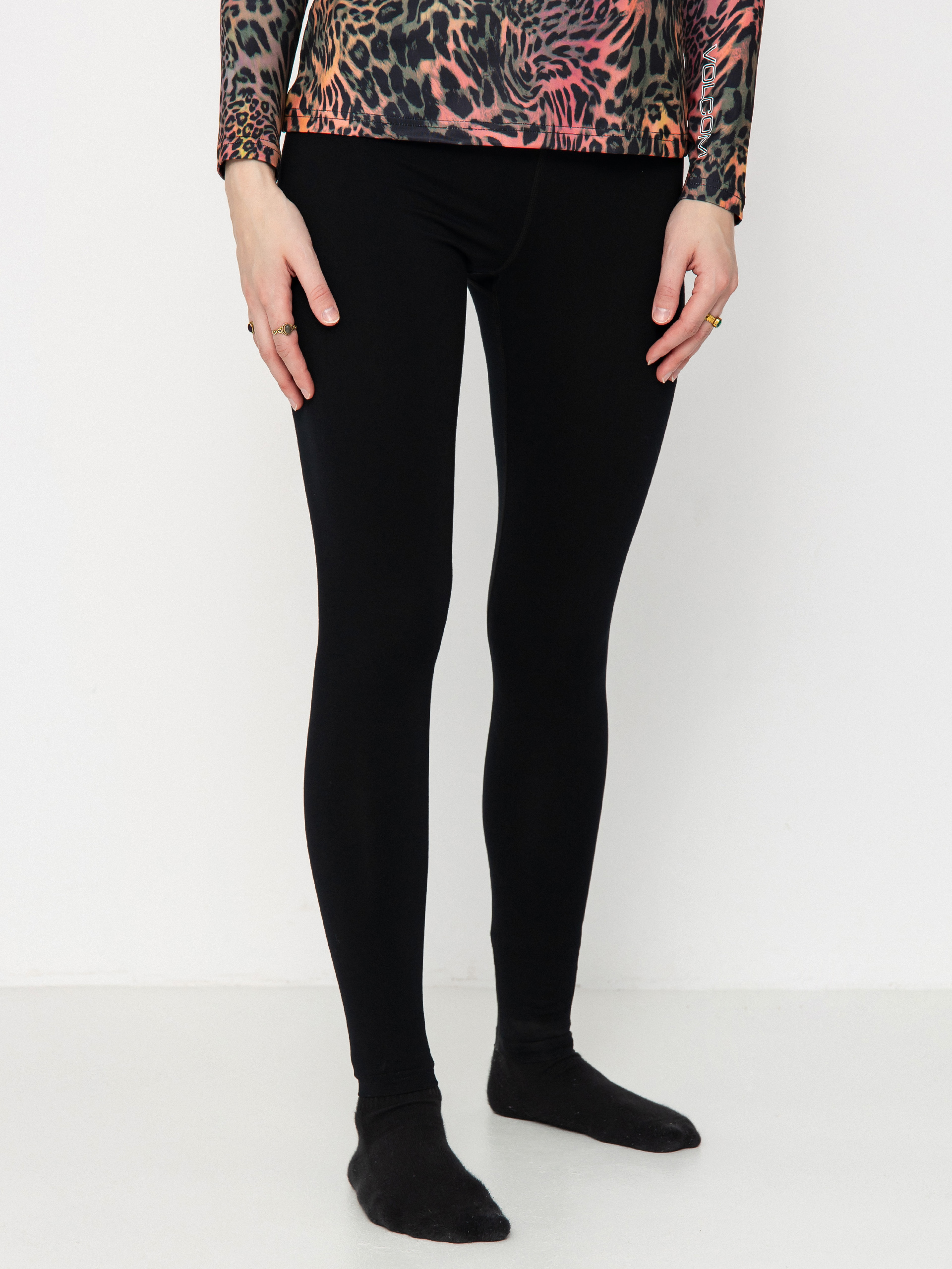 Dámske Termoleginy Volcom Merino Blend (black)