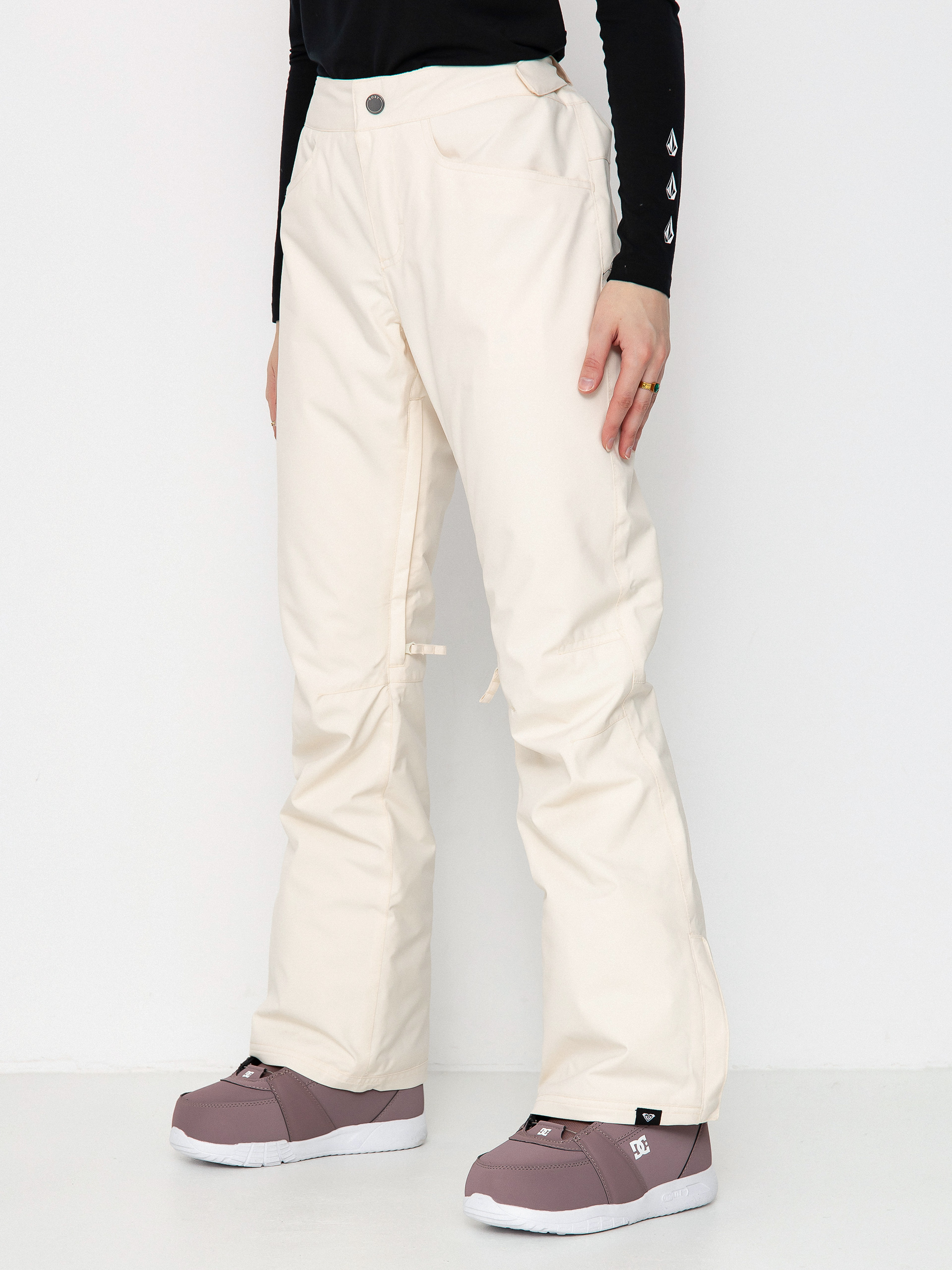 Dámske Snowboardové nohavice Roxy Backyard (buttercream)