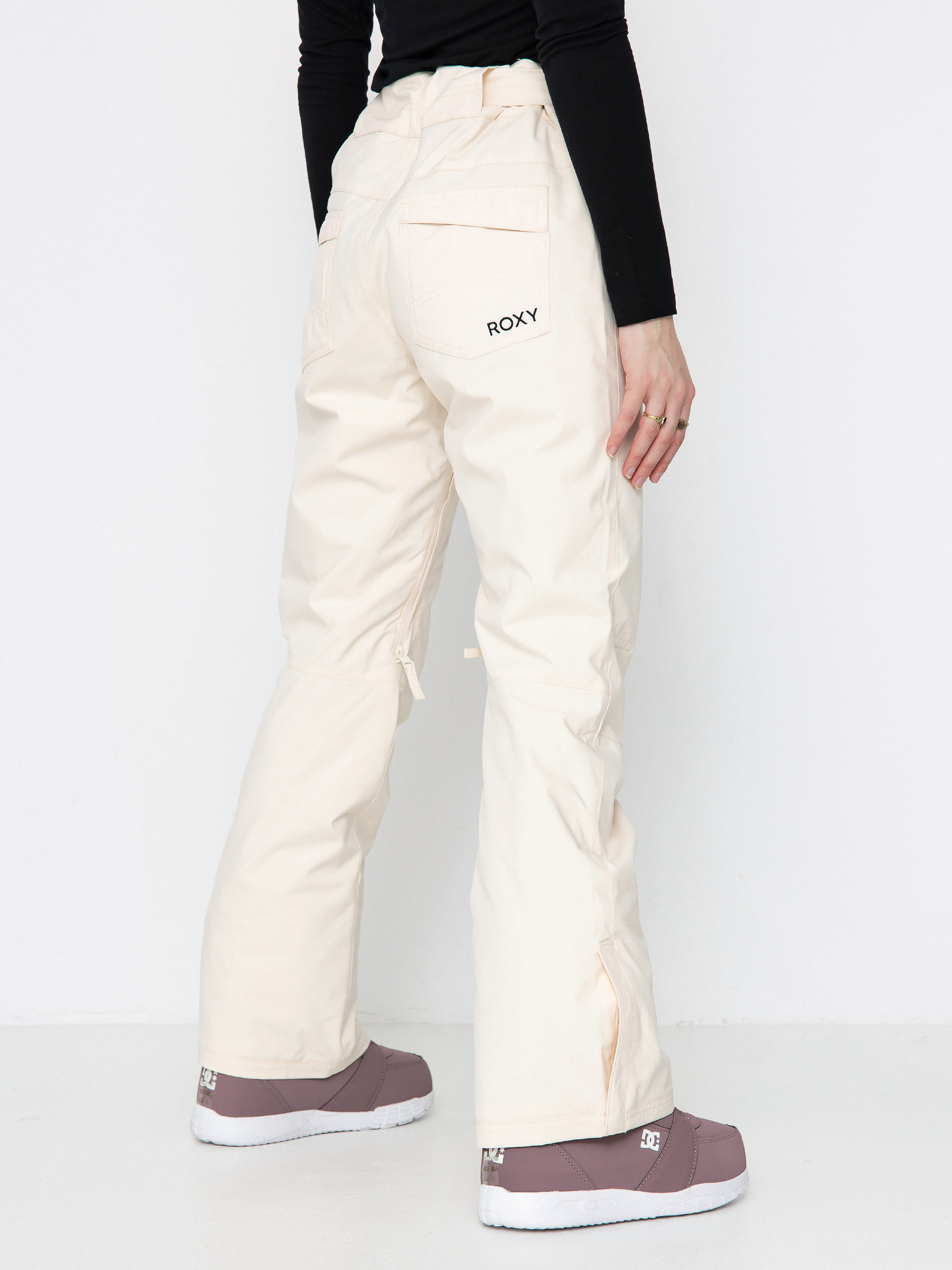 Dámske Snowboardové nohavice Roxy Backyard (buttercream)