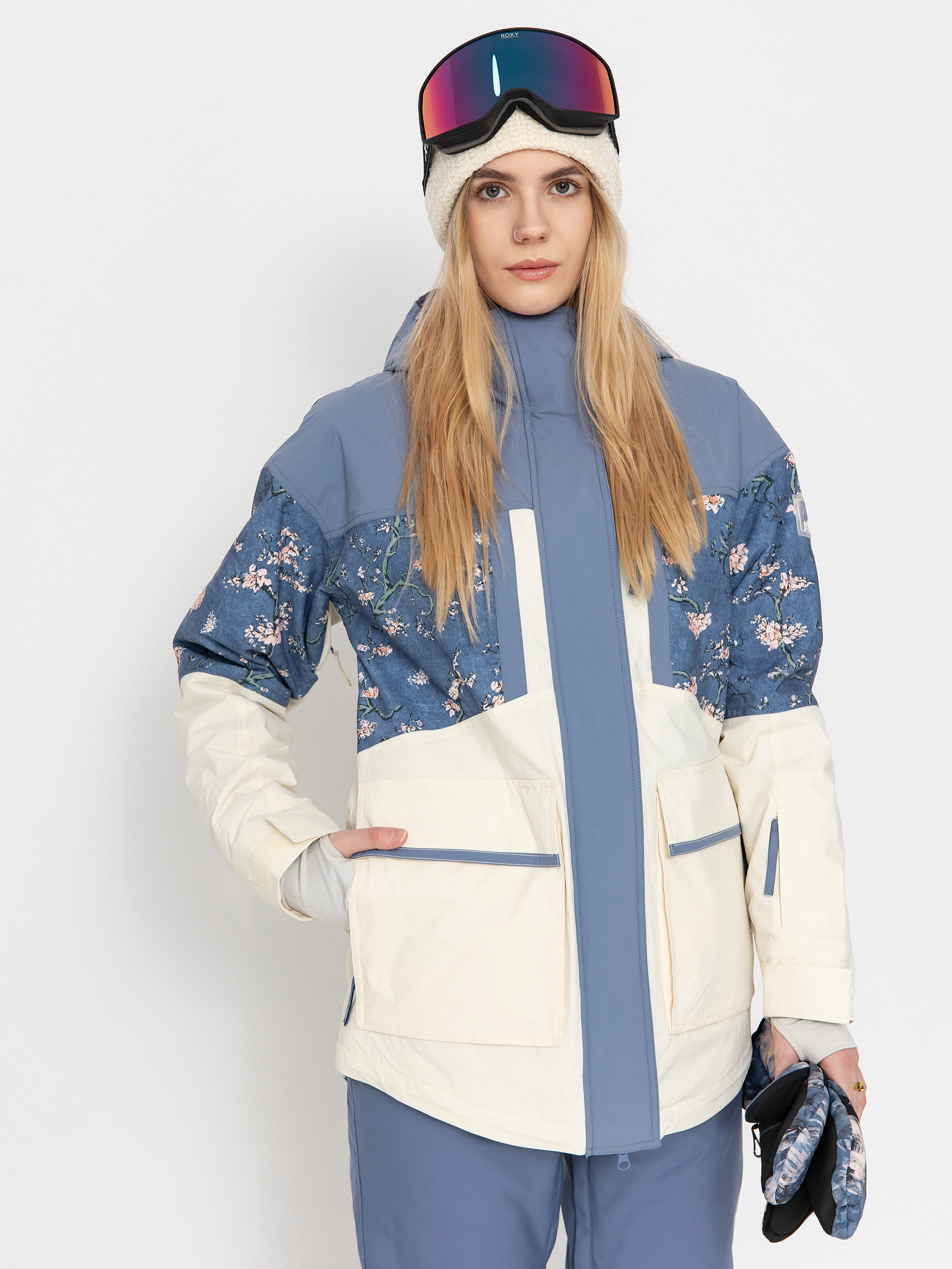 Dámska Snowboardová bunda Roxy Chloe Kim Parka (chloe blossom)