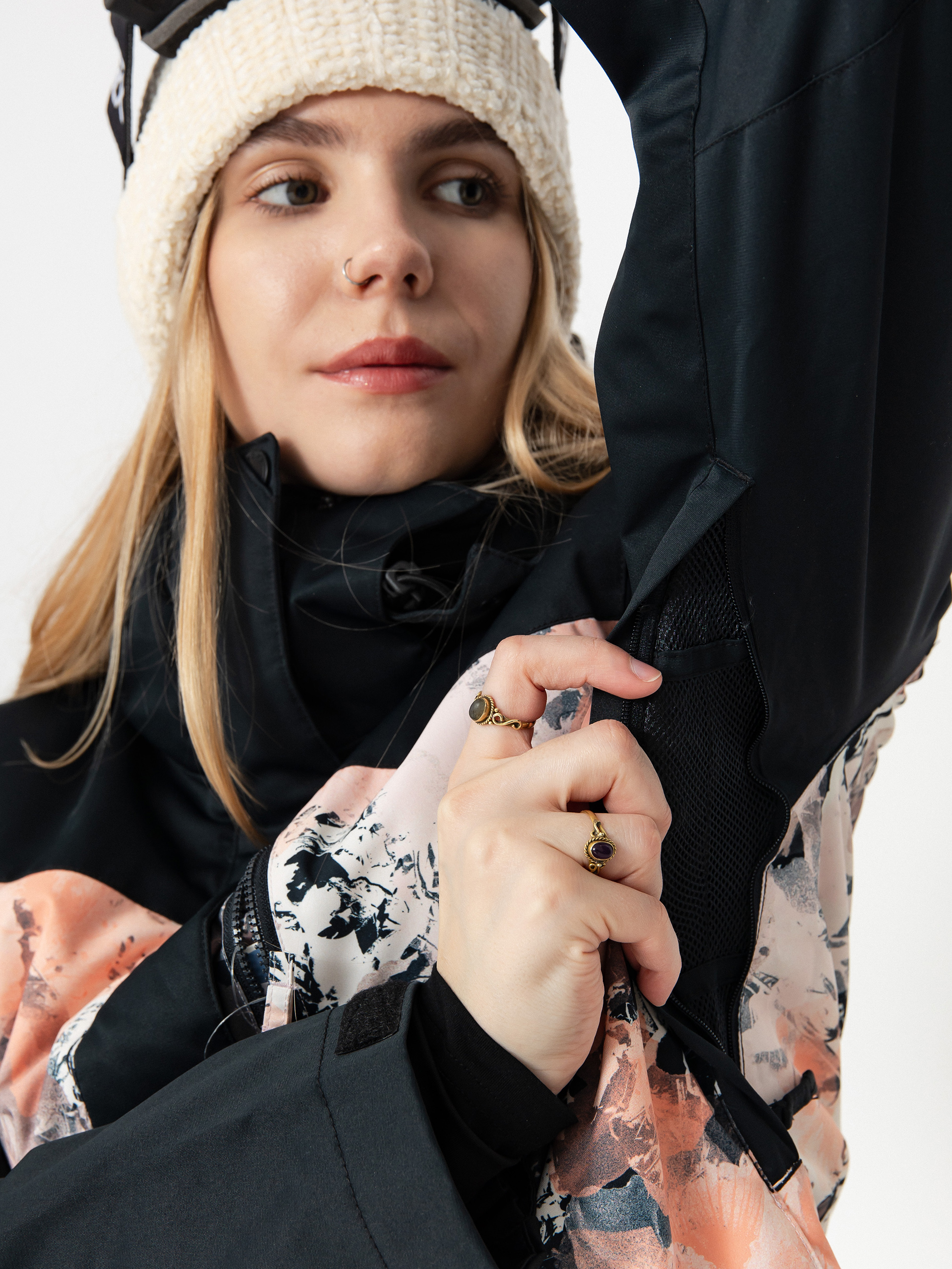 Dámska Snowboardová bunda Roxy Jetty Block (dreamy picture)