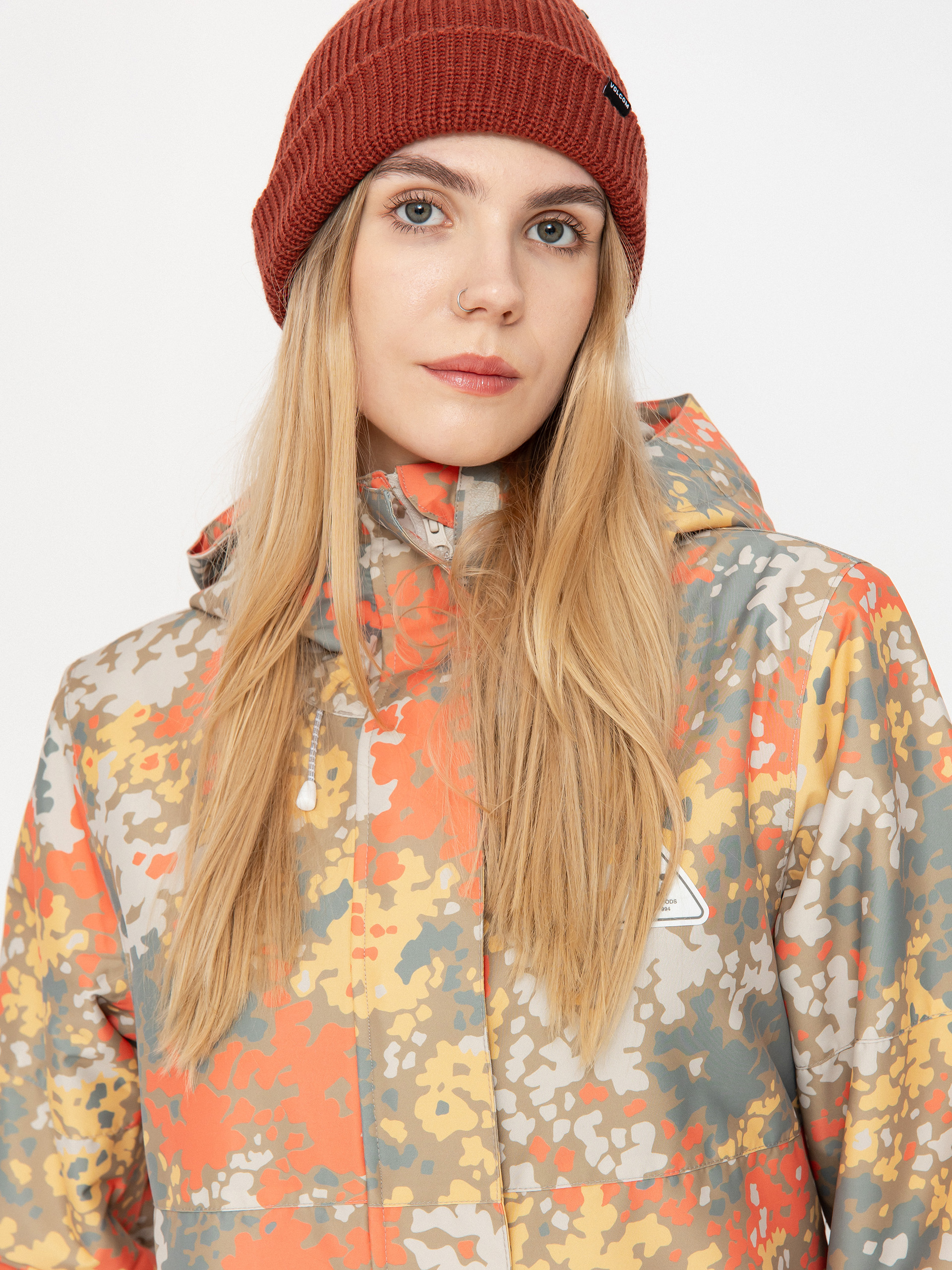 Dámska Snowboardová bunda DC Cruiser (fractal coral)