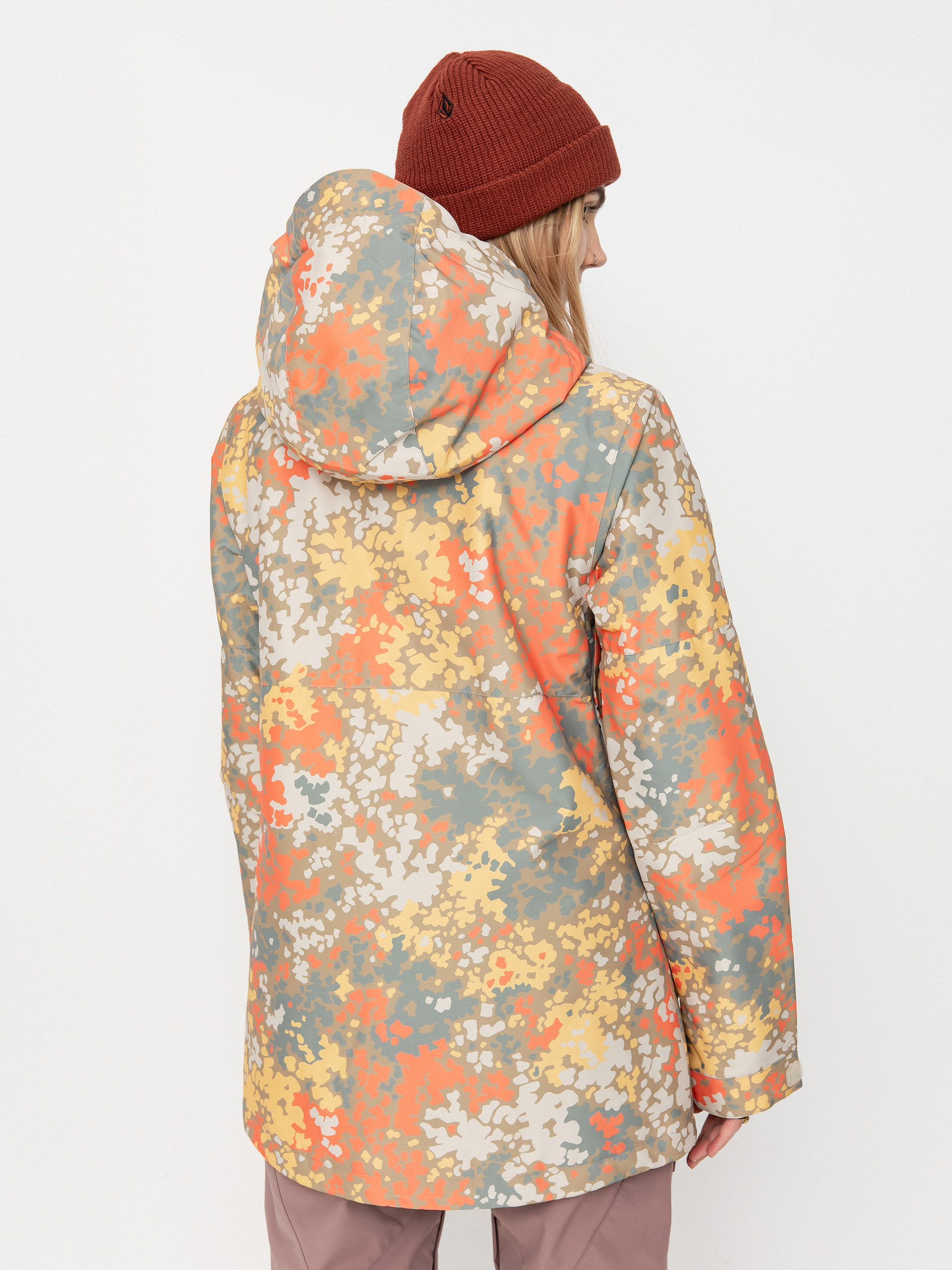 Dámska Snowboardová bunda DC Cruiser (fractal coral)