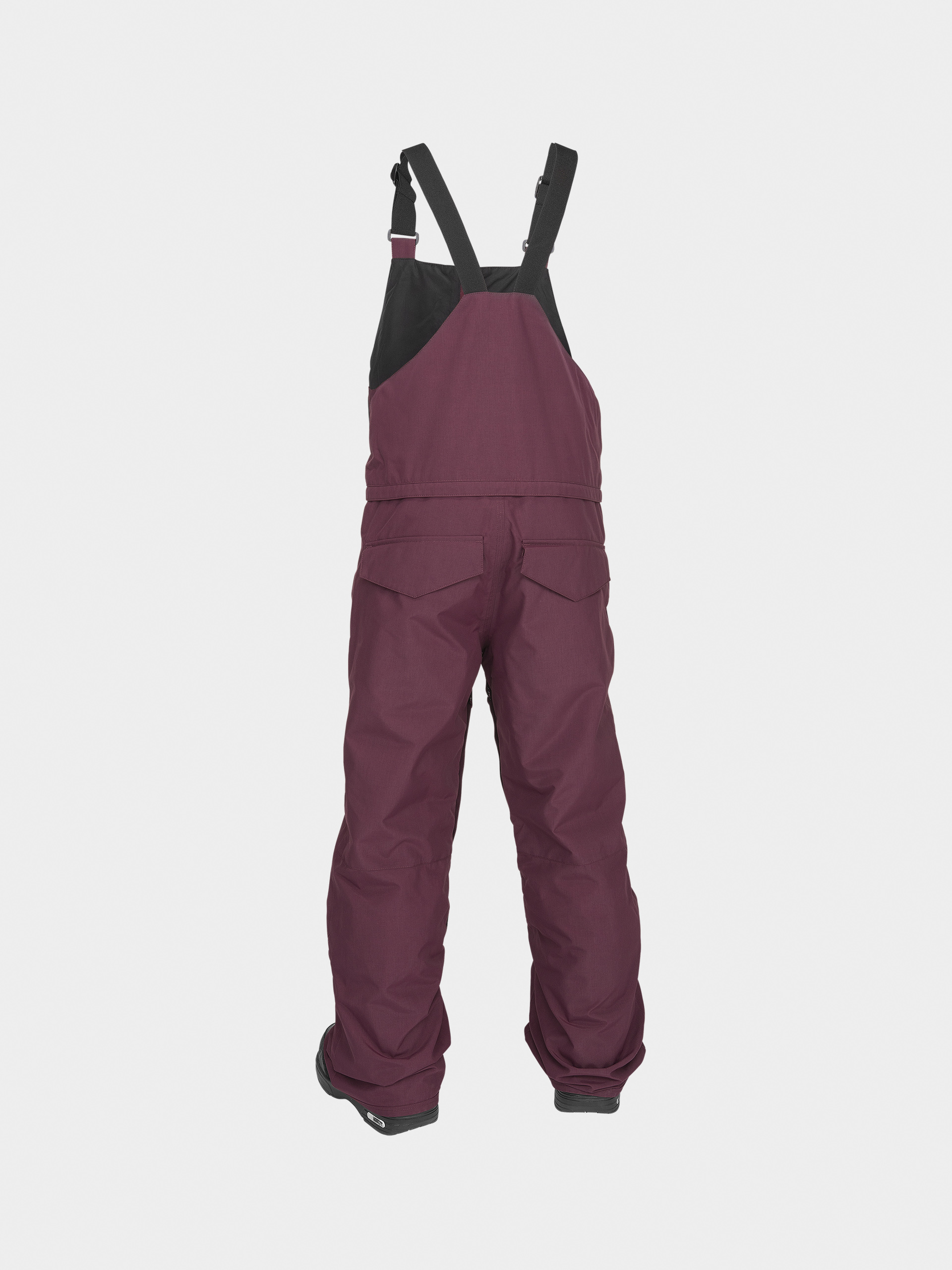 Snowboardové nohavice Volcom Barkley Ins Bib Overall JR (burgundy)
