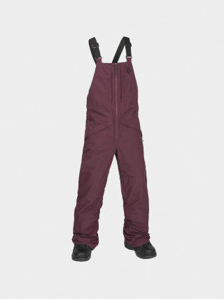 Snowboardové nohavice Volcom Barkley Ins Bib Overall JR (burgundy)