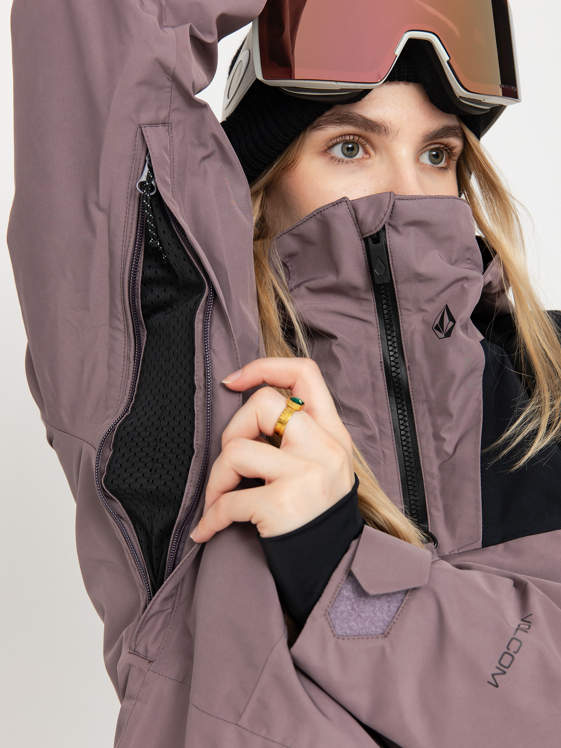 Dámska Snowboardová bunda Volcom Fern Ins Gore Pullover (dusty lavender)