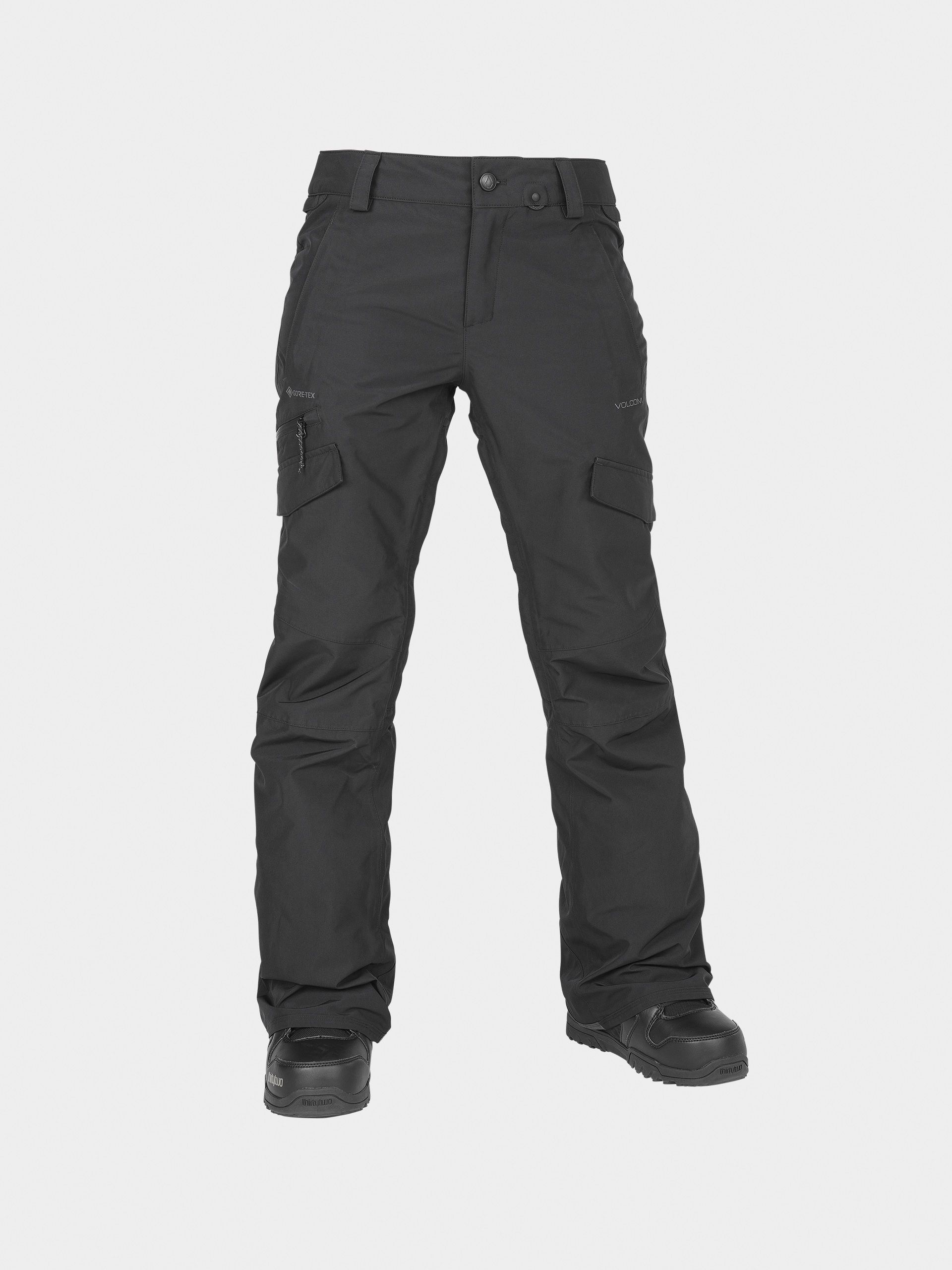 Snowboardovu00e9 nohavice Volcom Aston Gore Tex Wmn (black)