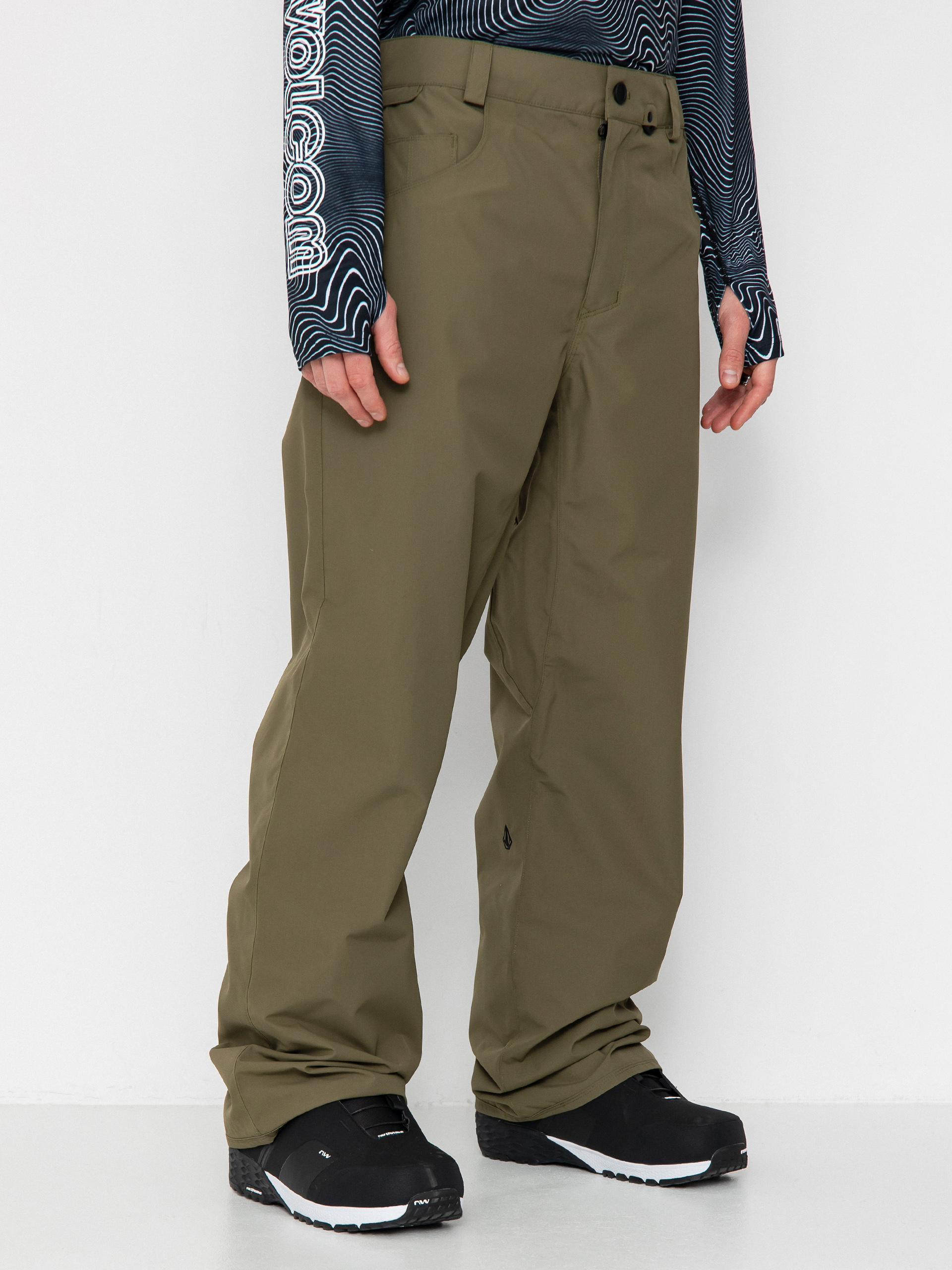 Pánske Snowboardové nohavice Volcom 5 Pocket (ivy)