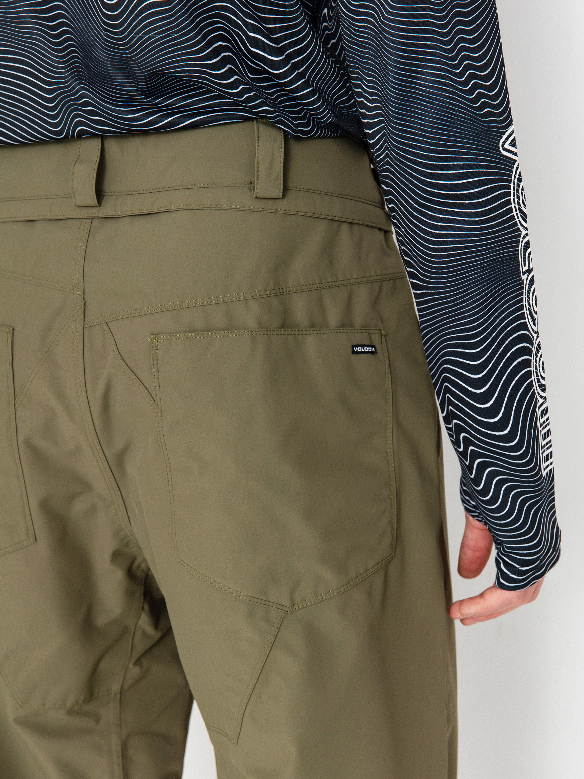 Pánske Snowboardové nohavice Volcom 5 Pocket (ivy)