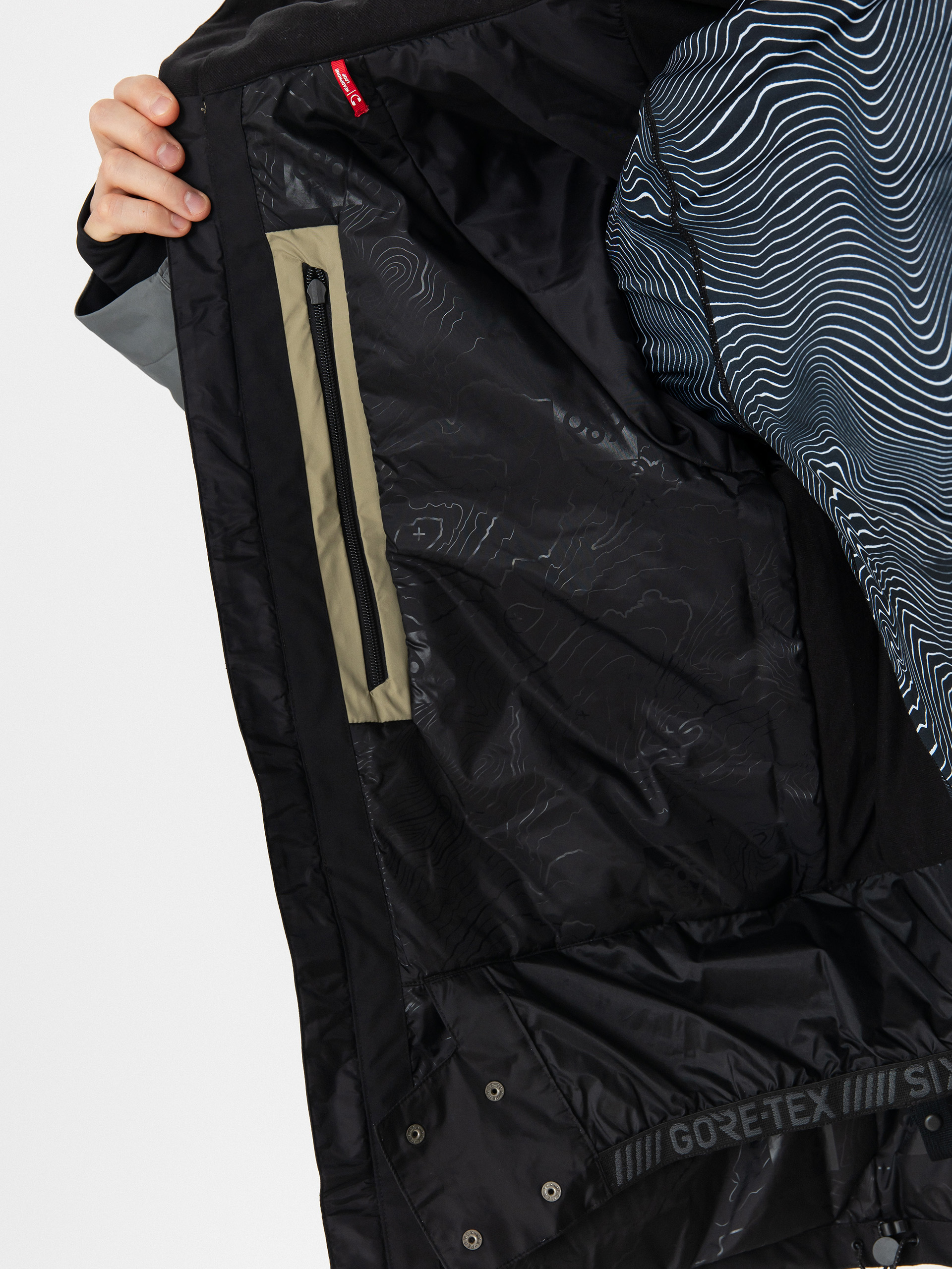 Pánska Snowboardová bunda 686 Gore Tex Core Inslulated (rhino grey colorblock)