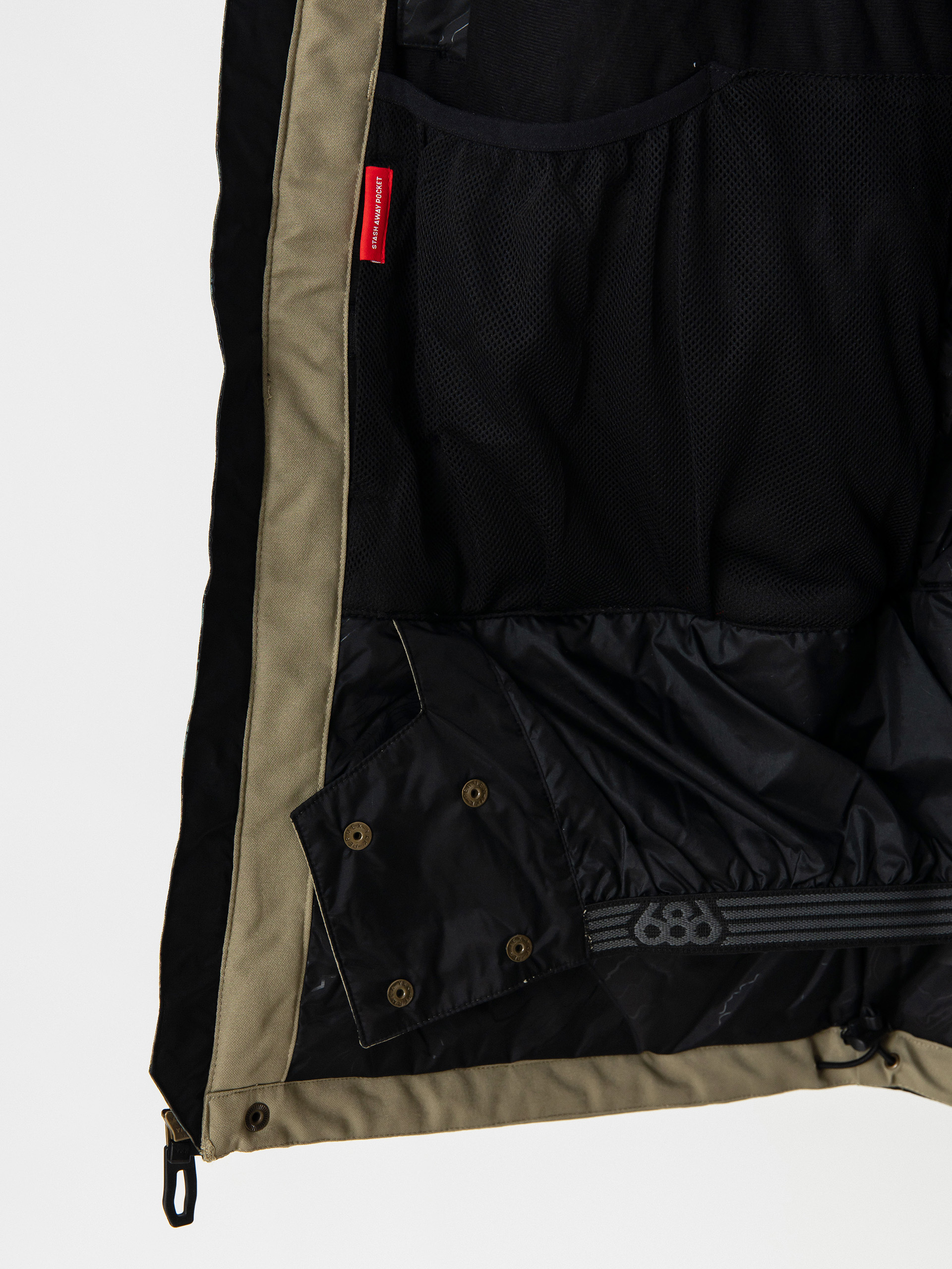 Pánska Snowboardová bunda 686 Geo Insulated (cypress green hemisphere colorblock)