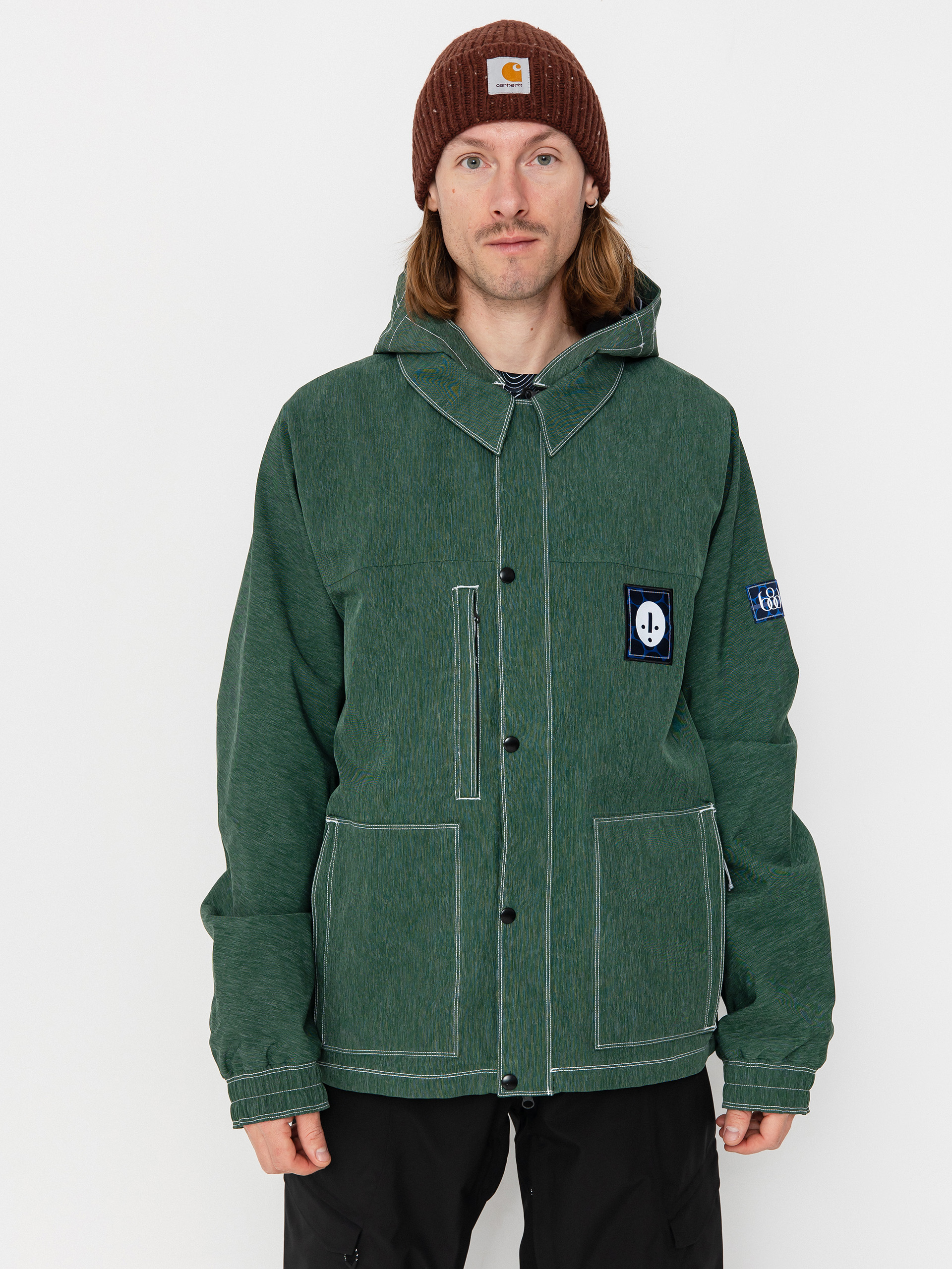 Snowboardová bunda 686 Dojo (forest green denim)