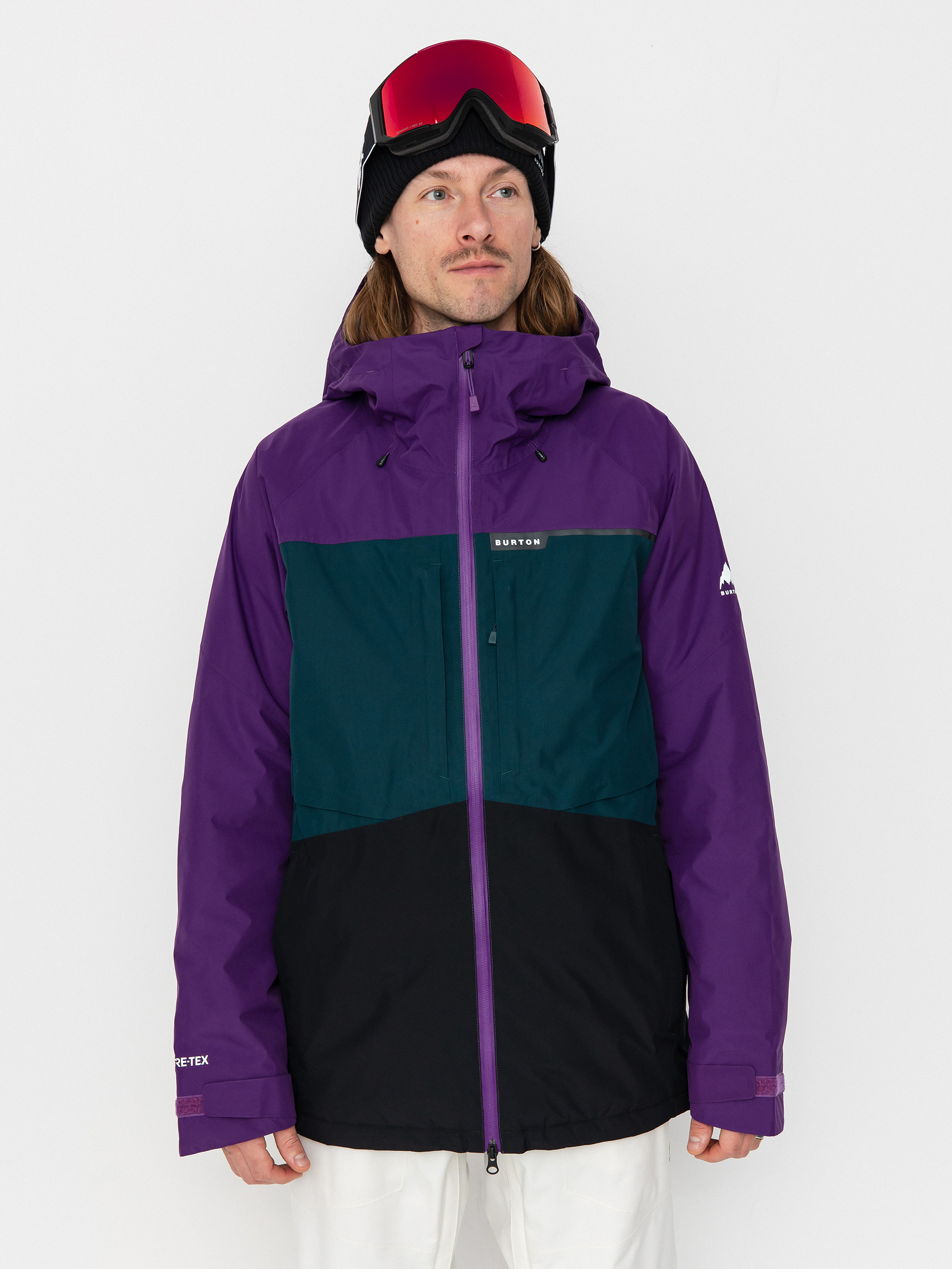 Pánska Snowboardová bunda Burton Pillowline Gore Tex (impprl/depemd/trublk)