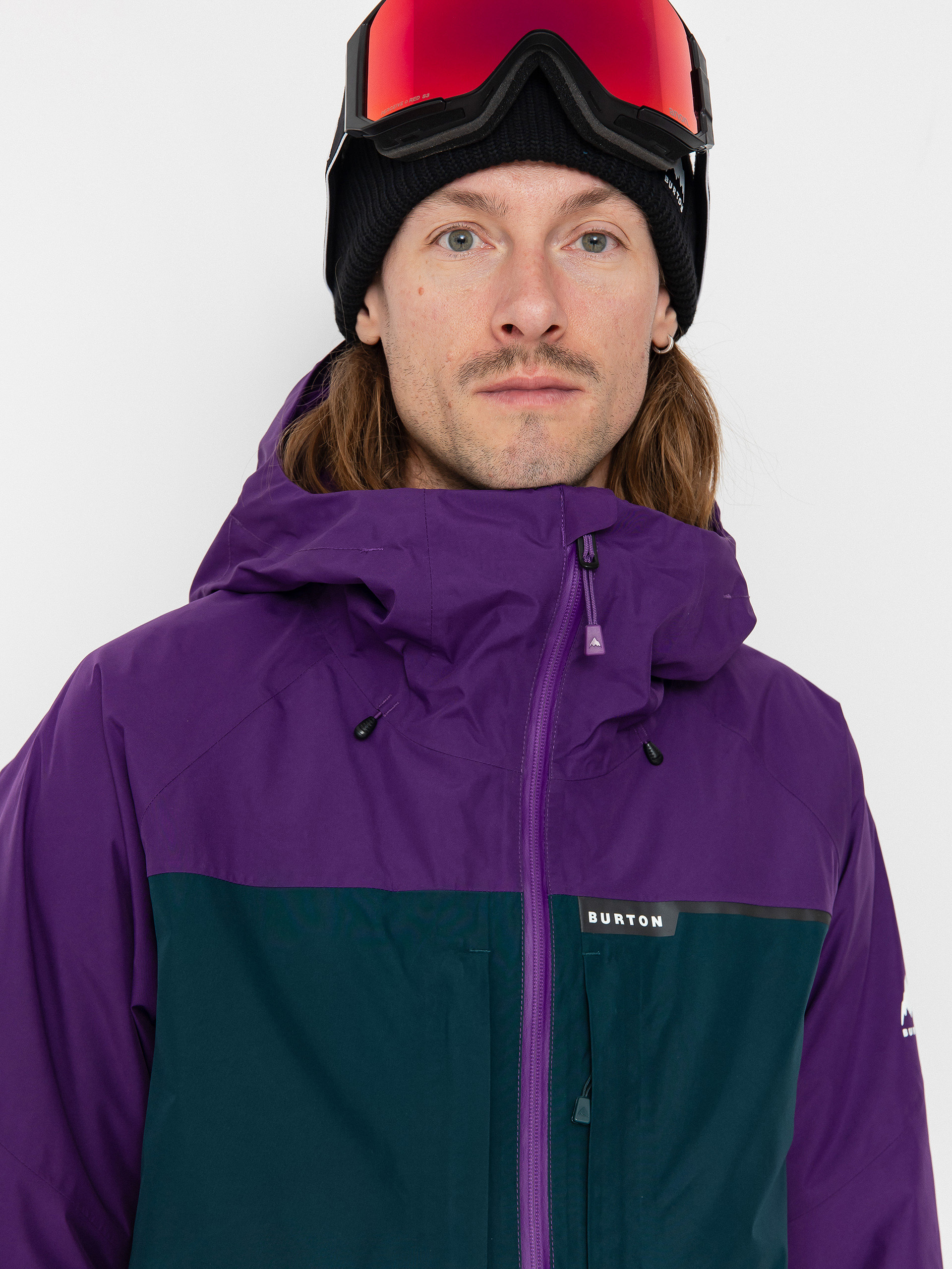 Pánska Snowboardová bunda Burton Pillowline Gore Tex (impprl/depemd/trublk)