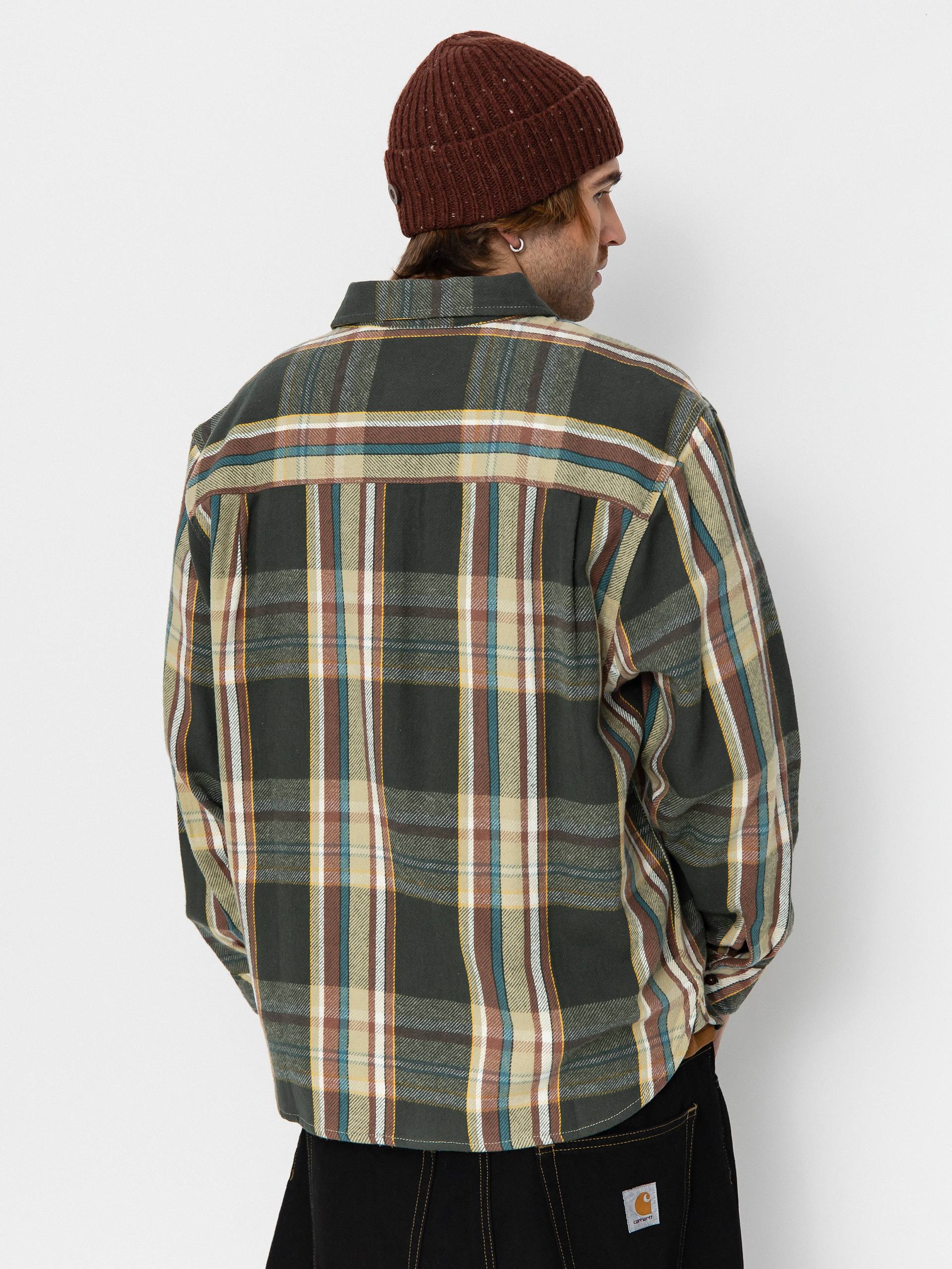 Košeľa Element Hueco Classic (slate green plaid)