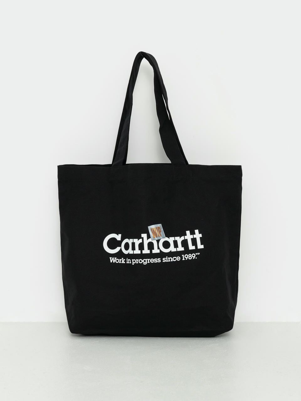 Taška Carhartt WIP Canvas Graphic Tote (label script print black)