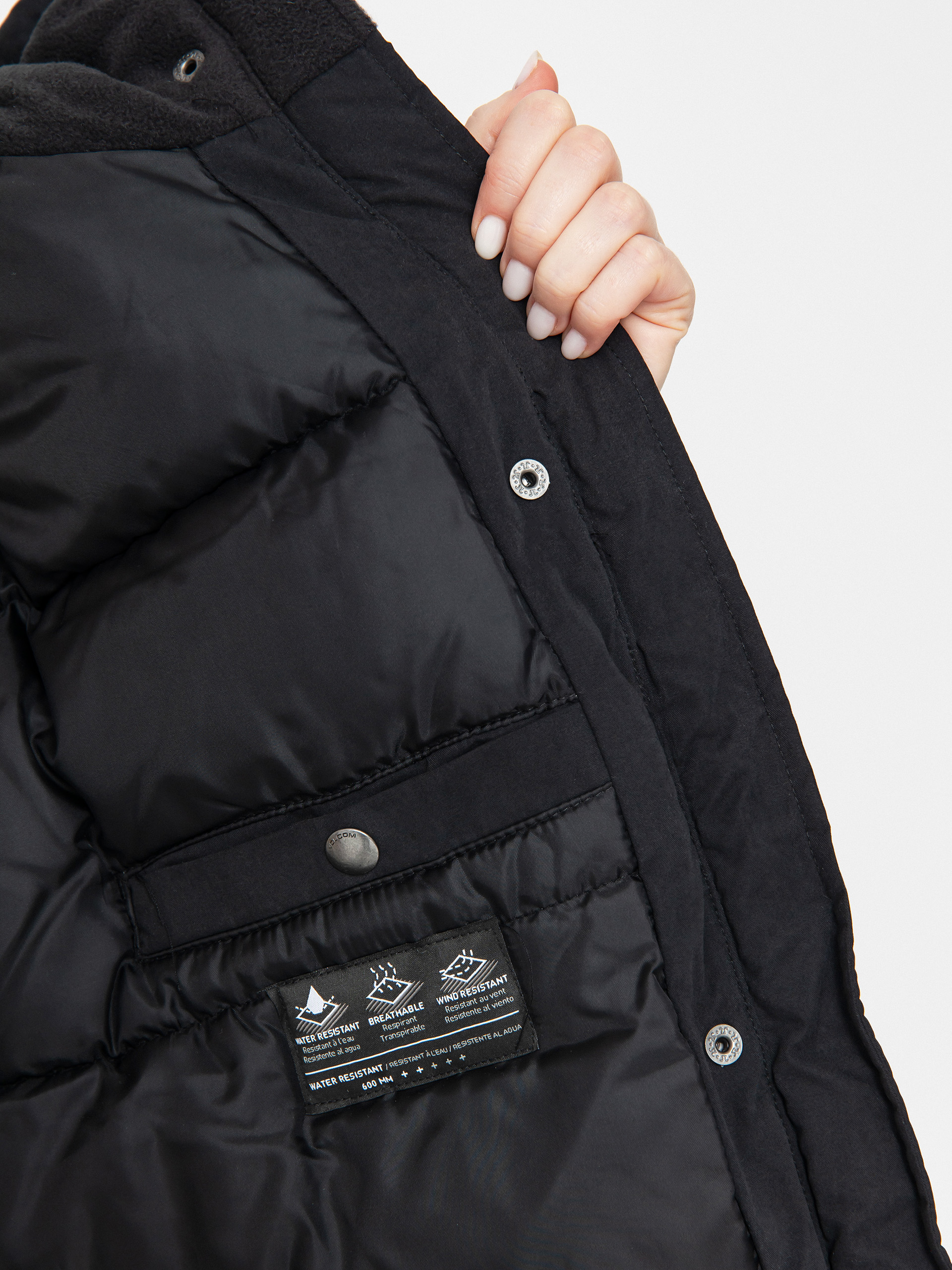 Bunda Volcom Sleepi Puff Up Parka Wmn (black)