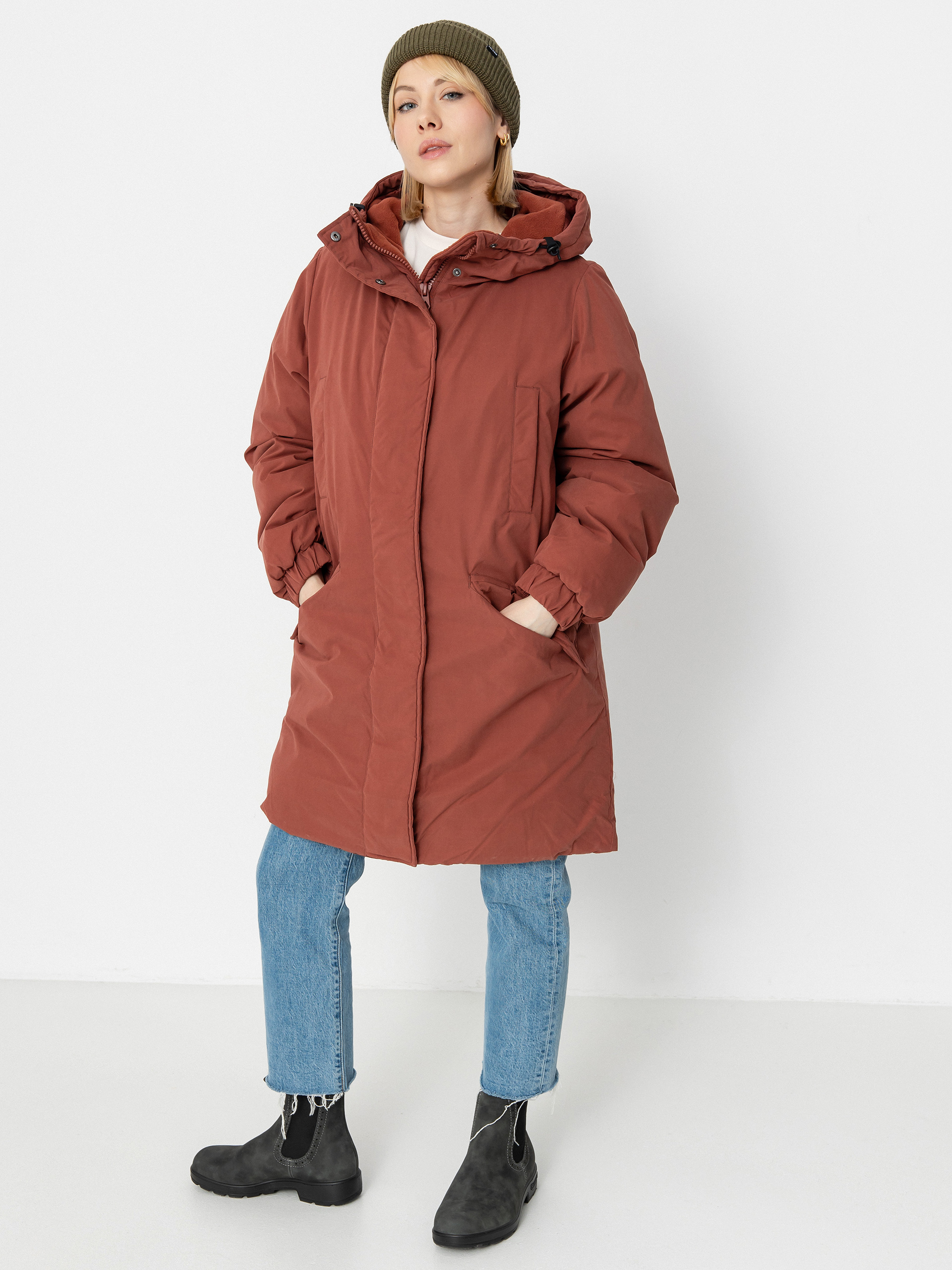 Bunda Volcom Sleepi Puff Up Parka Wmn (chestnut brown)