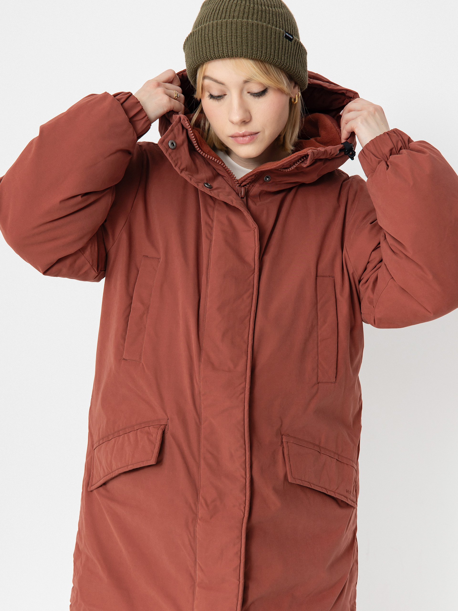Bunda Volcom Sleepi Puff Up Parka Wmn (chestnut brown)