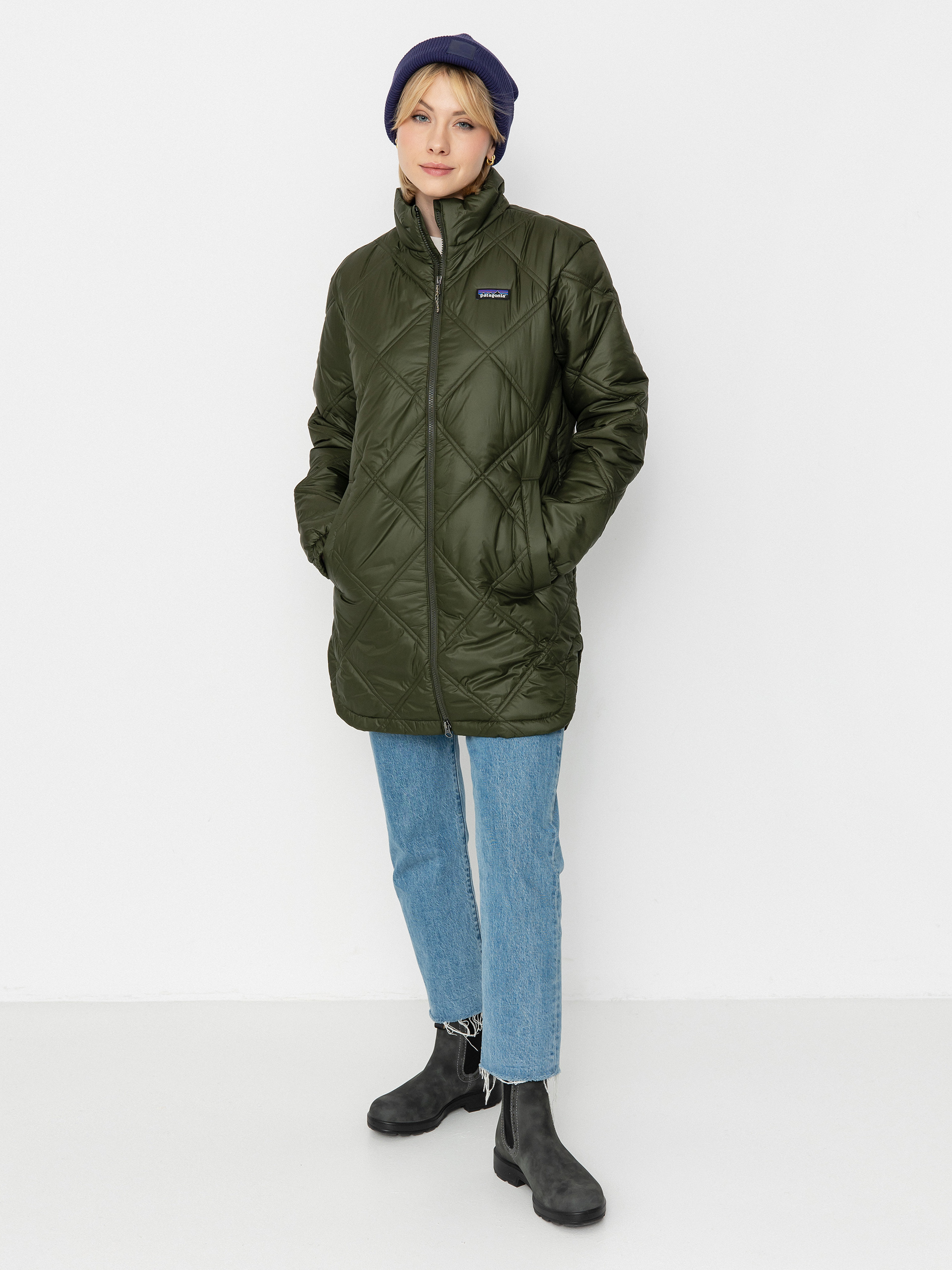 Bunda Patagonia Pine Bank Insulated Parka Wmn (pine needle green)