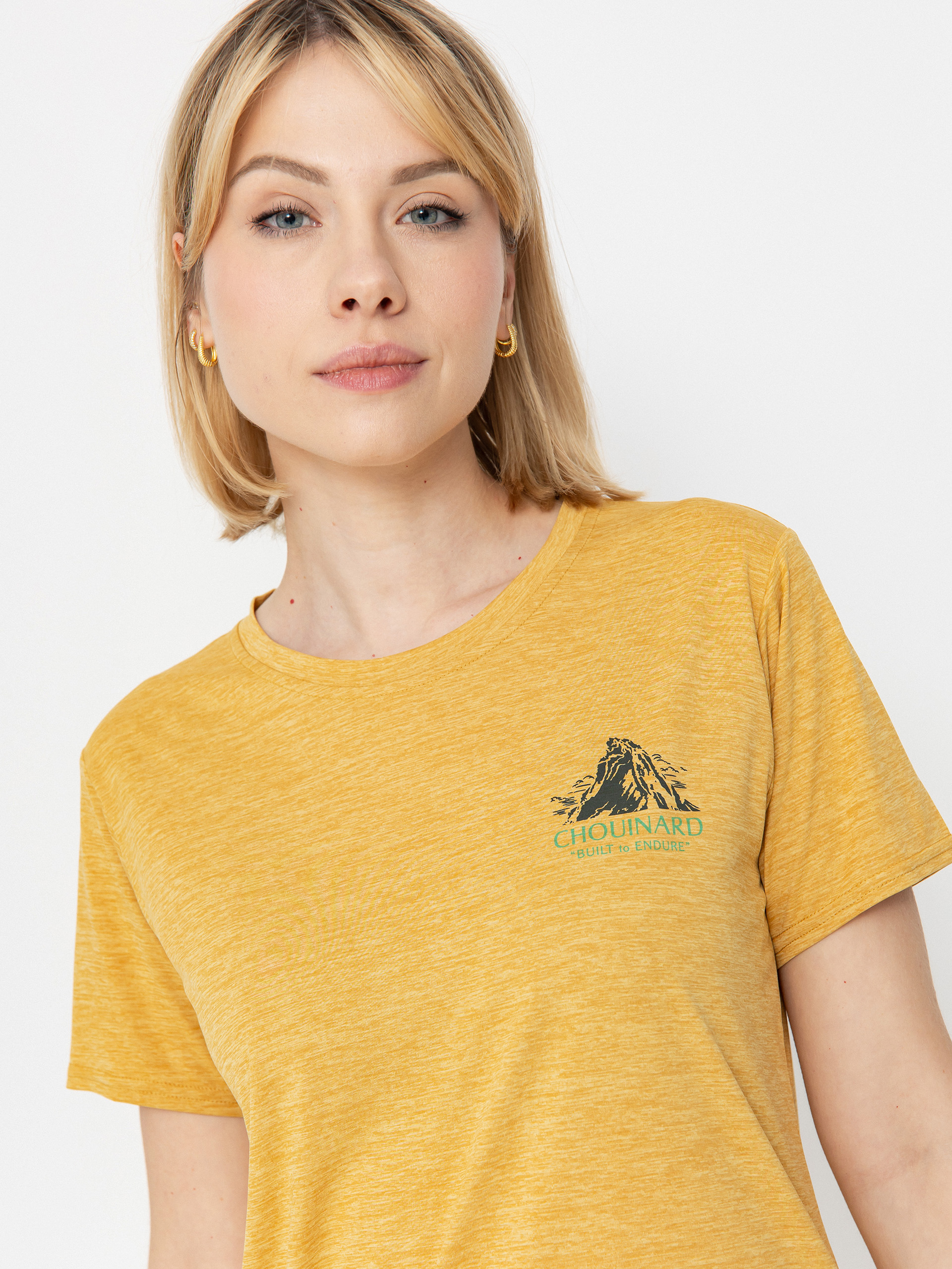 Tričko Patagonia Cap Cool Daily Graphic Lands Wmn (chouinard crest beeswax tan x dye)