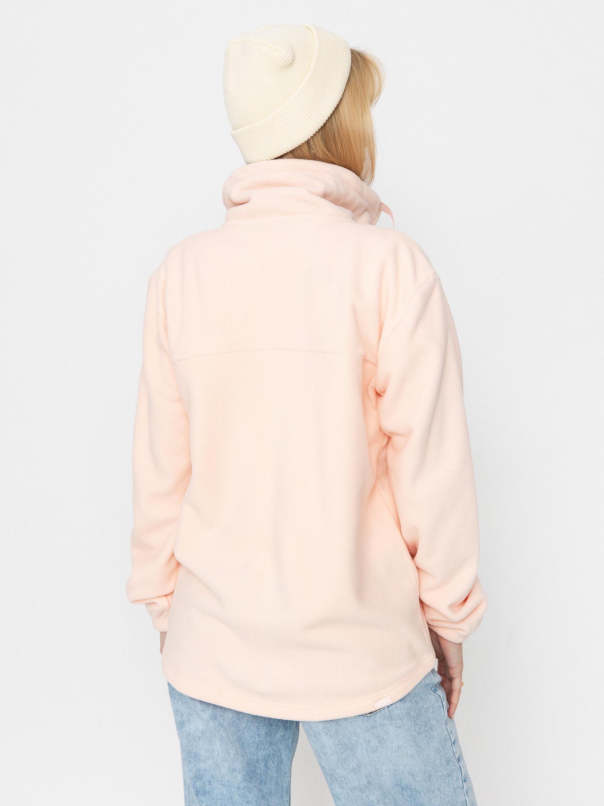 Dámsky Flísová mikina Roxy Fleeting Snow (pink salt)