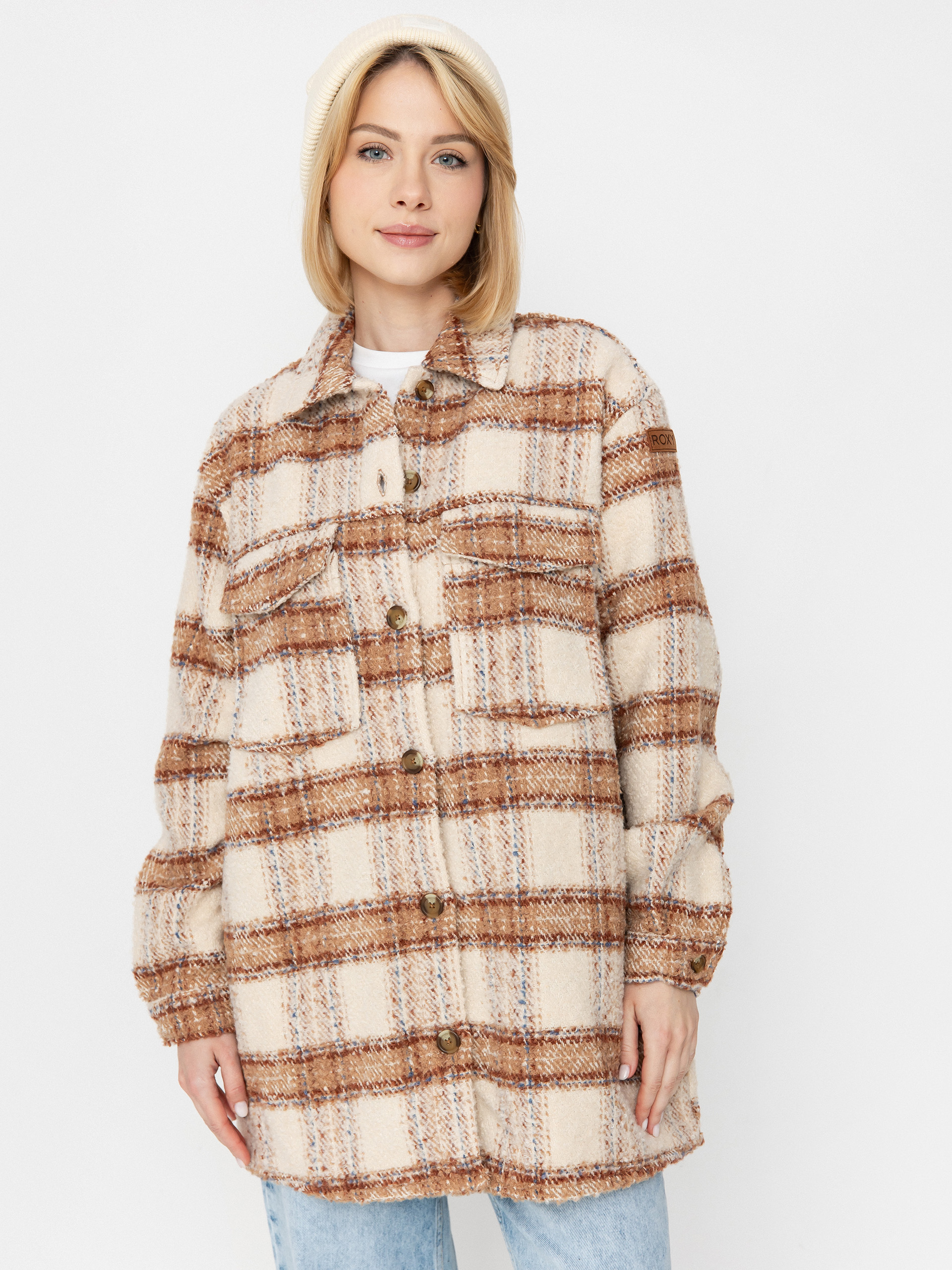 Košeľa Roxy Check The Swel III Wmn