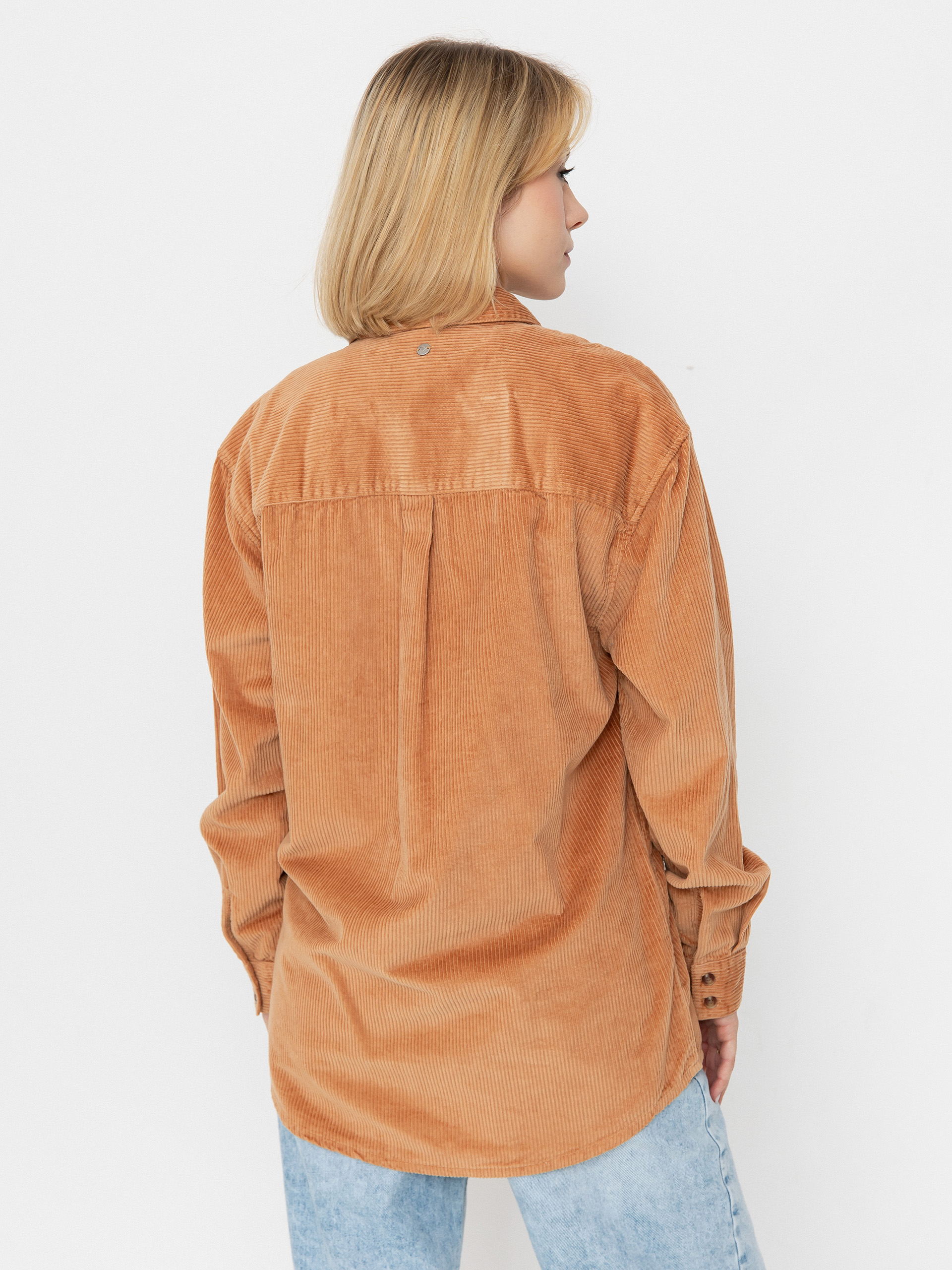 Košeľa Roxy Let It Go Cord Wmn (camel)