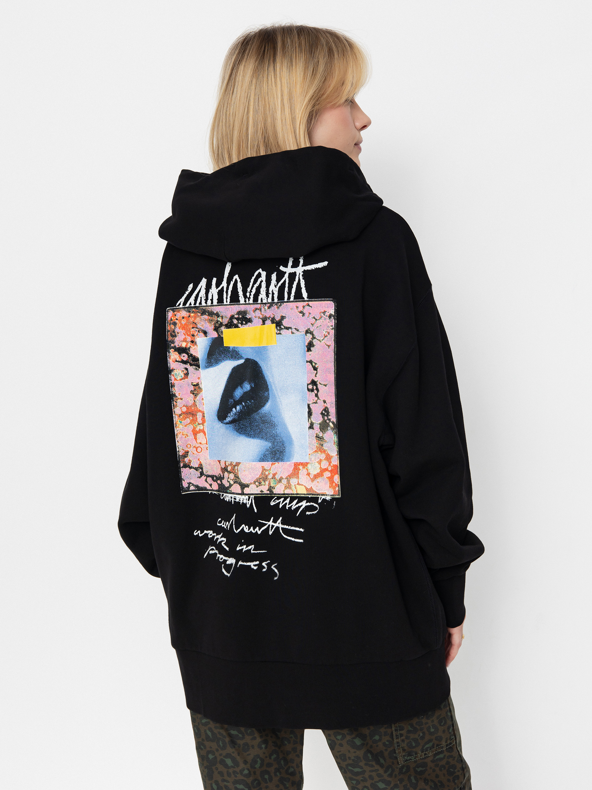 Mikina s kapucňou Carhartt WIP Lips HD Wmn