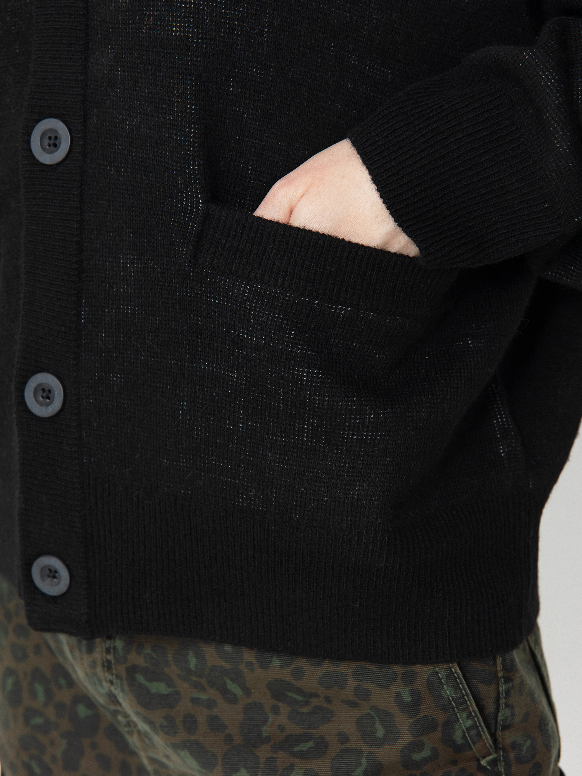 Sveter Carhartt WIP Harttbreaker Cardigan Wmn (black/wax)
