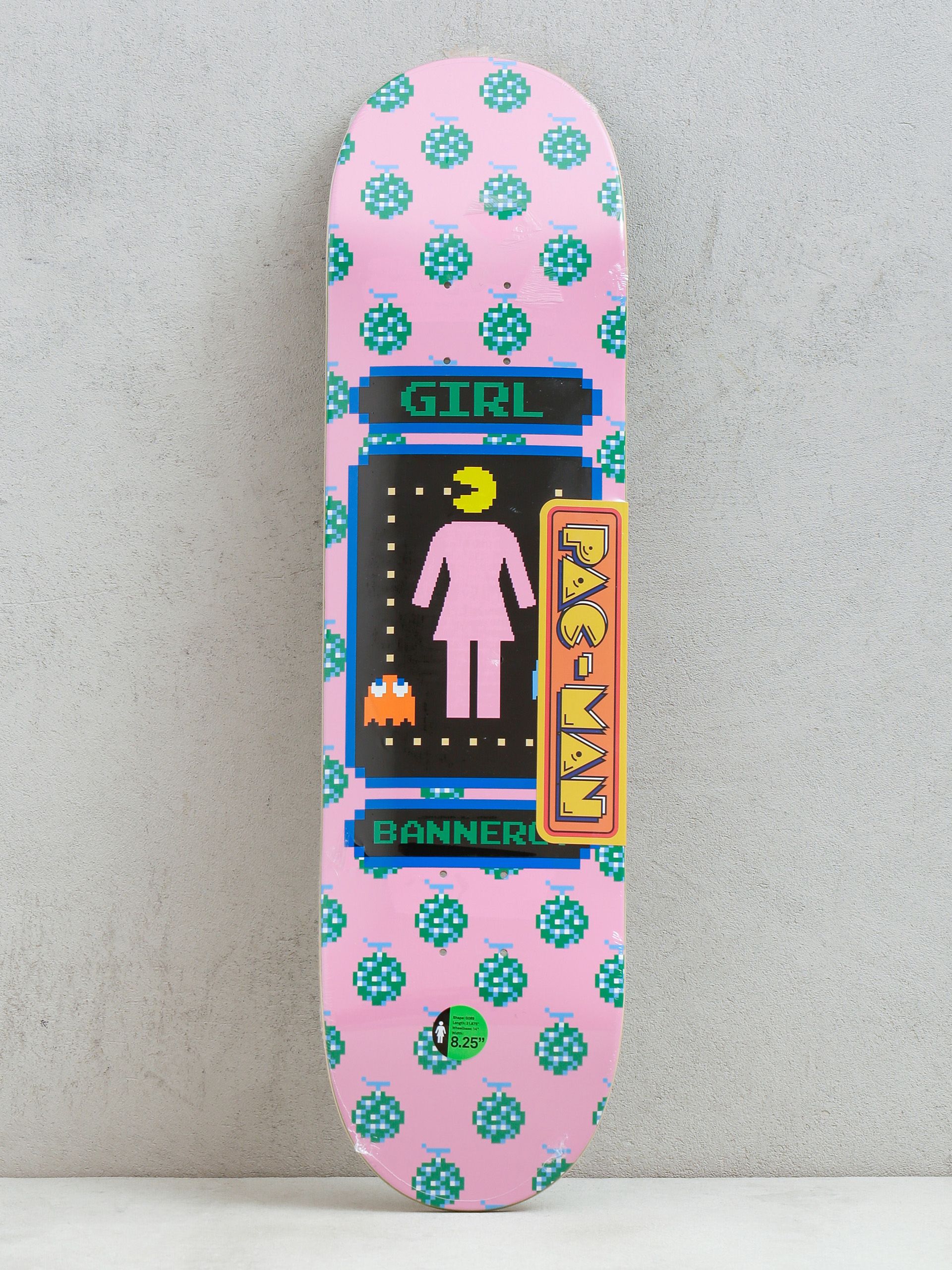 Doska Girl Skateboard Bannerot Pac Man (pink)