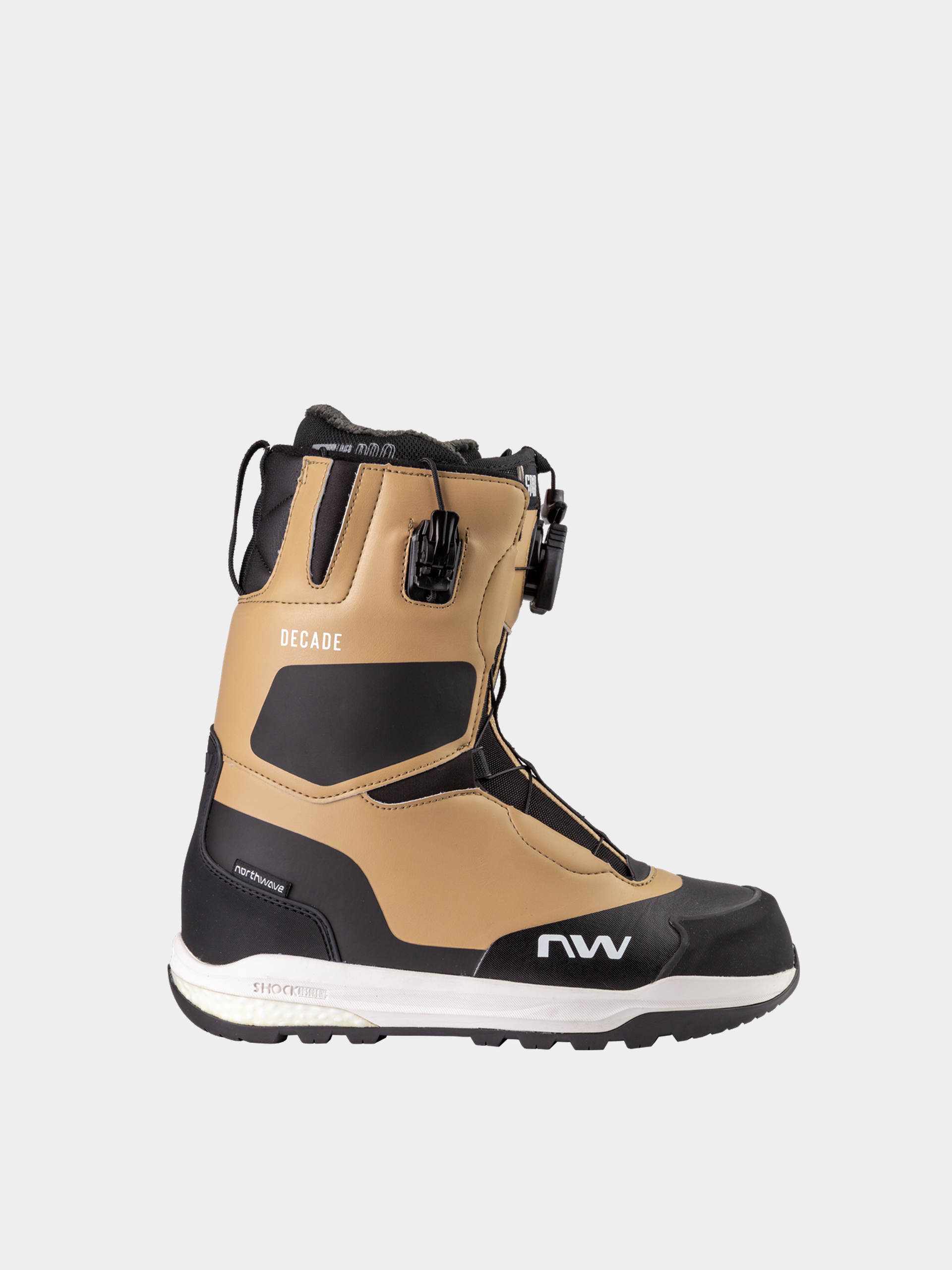 Obuv na snowboard Northwave Decade Hybrid - hnedá, čierna (sand/black)