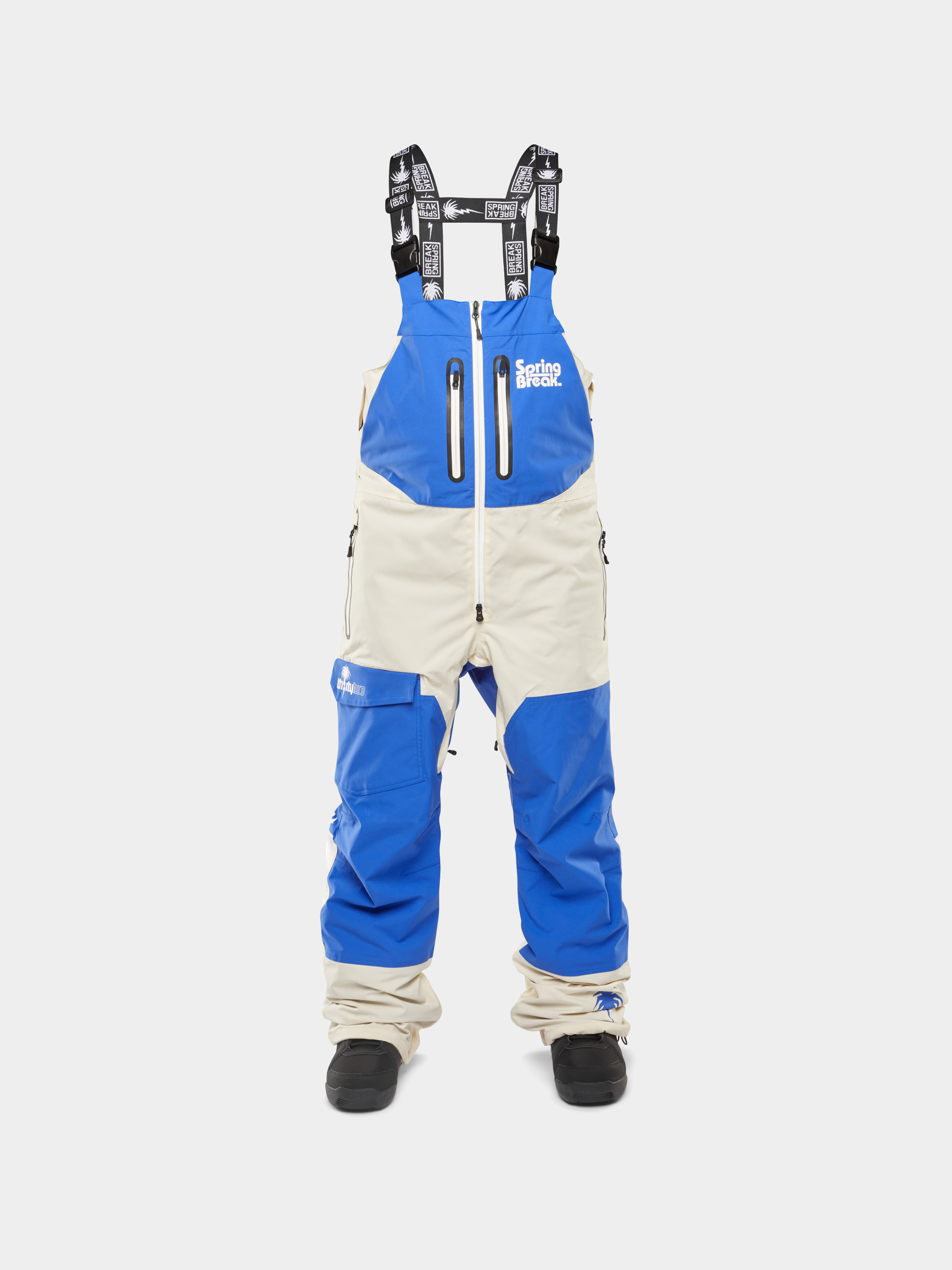 Snowboardové nohavice ThirtyTwo Springbreak Bib (blue)