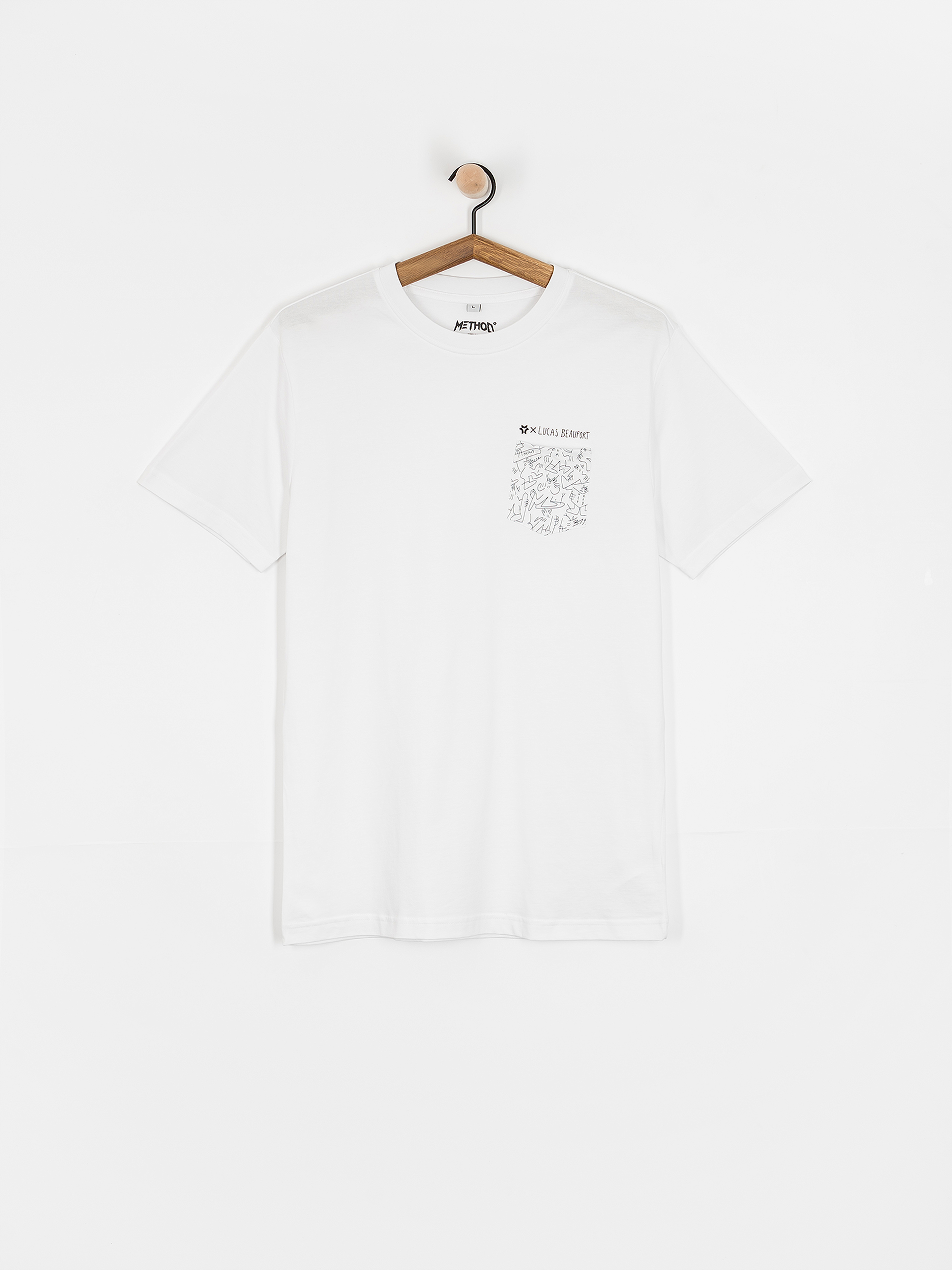 Tričko Method X Lucas Pocket (white)