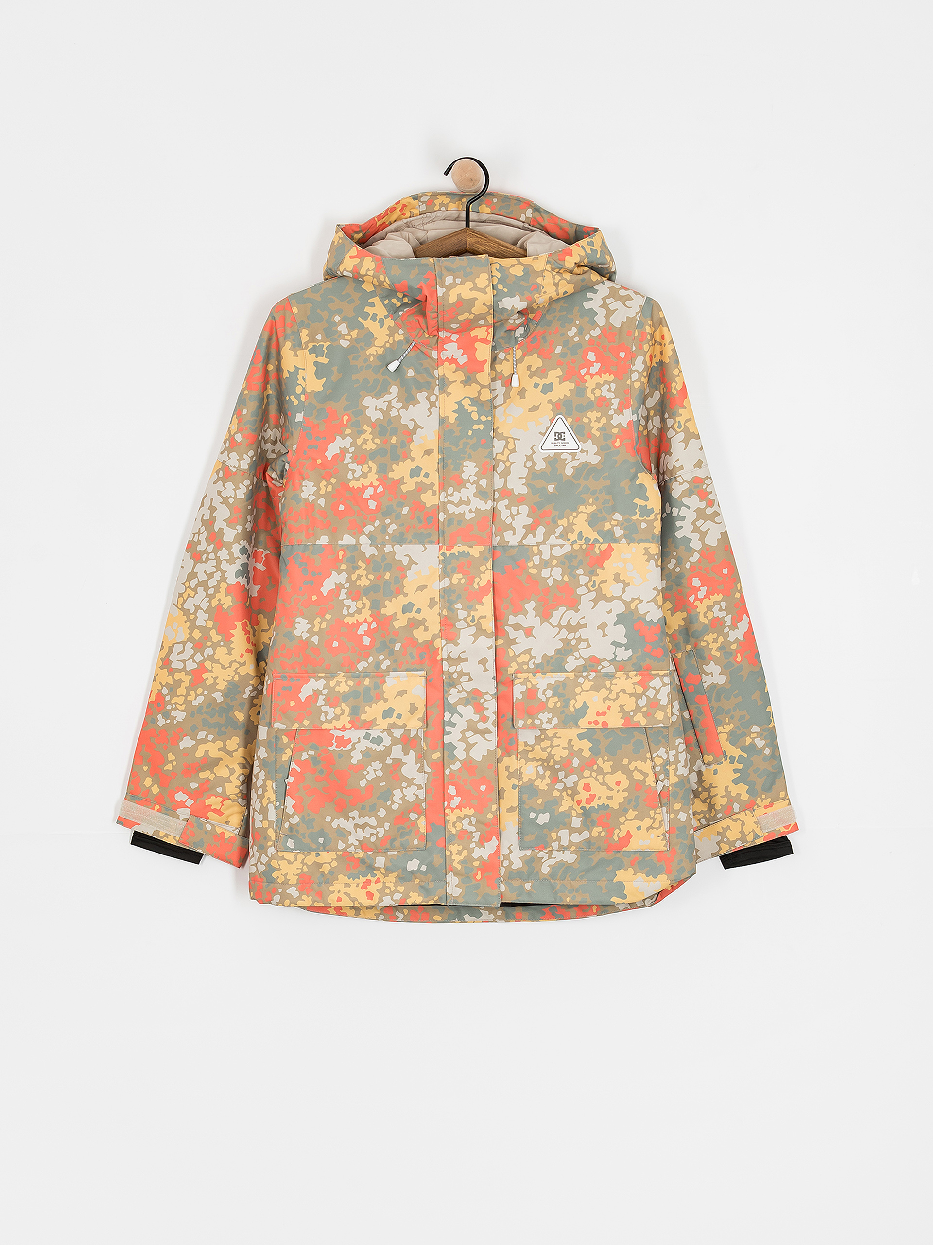 Dámska Snowboardová bunda DC Cruiser (fractal coral)