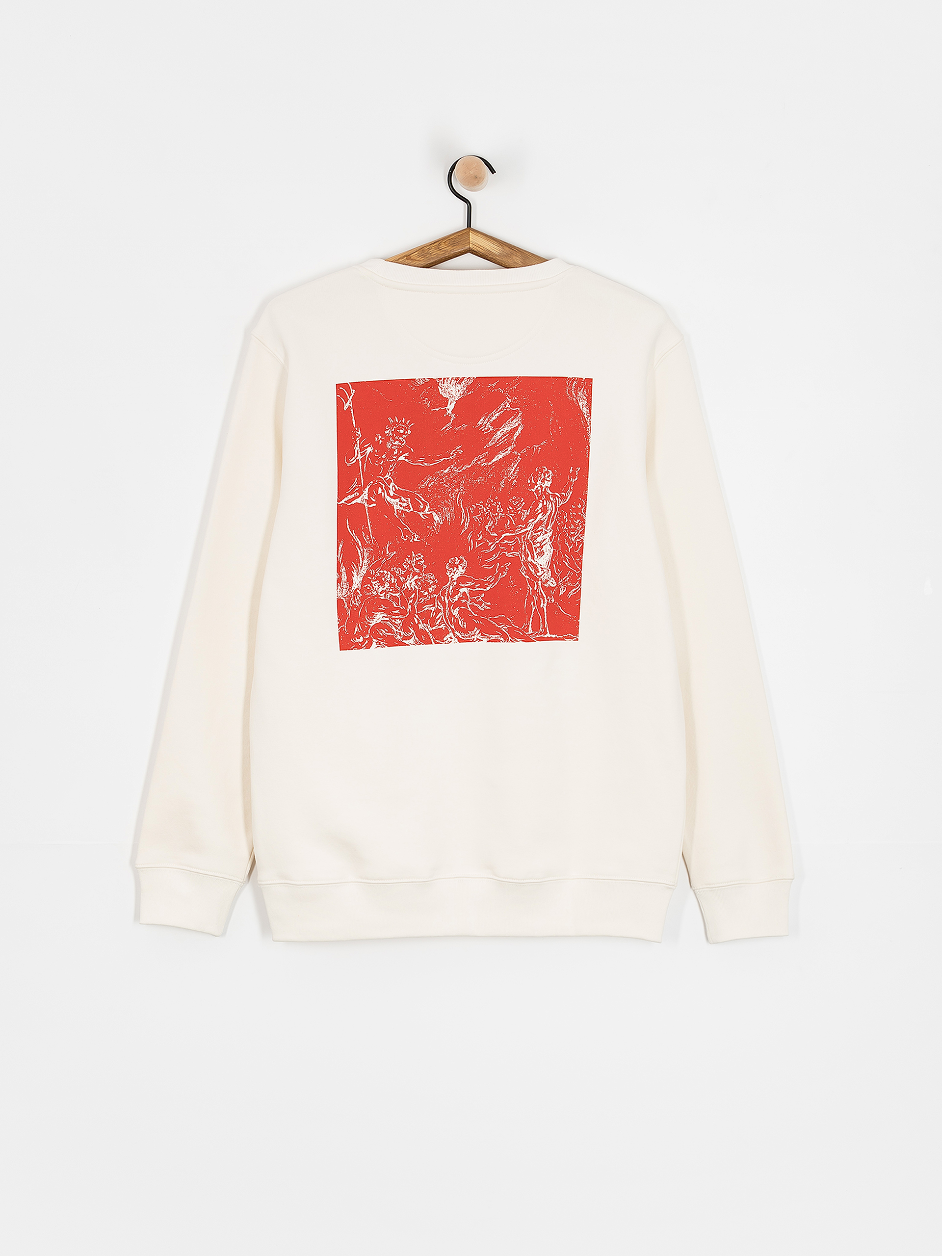 Mikina Poetic Collective Demon Crewneck (ivory)